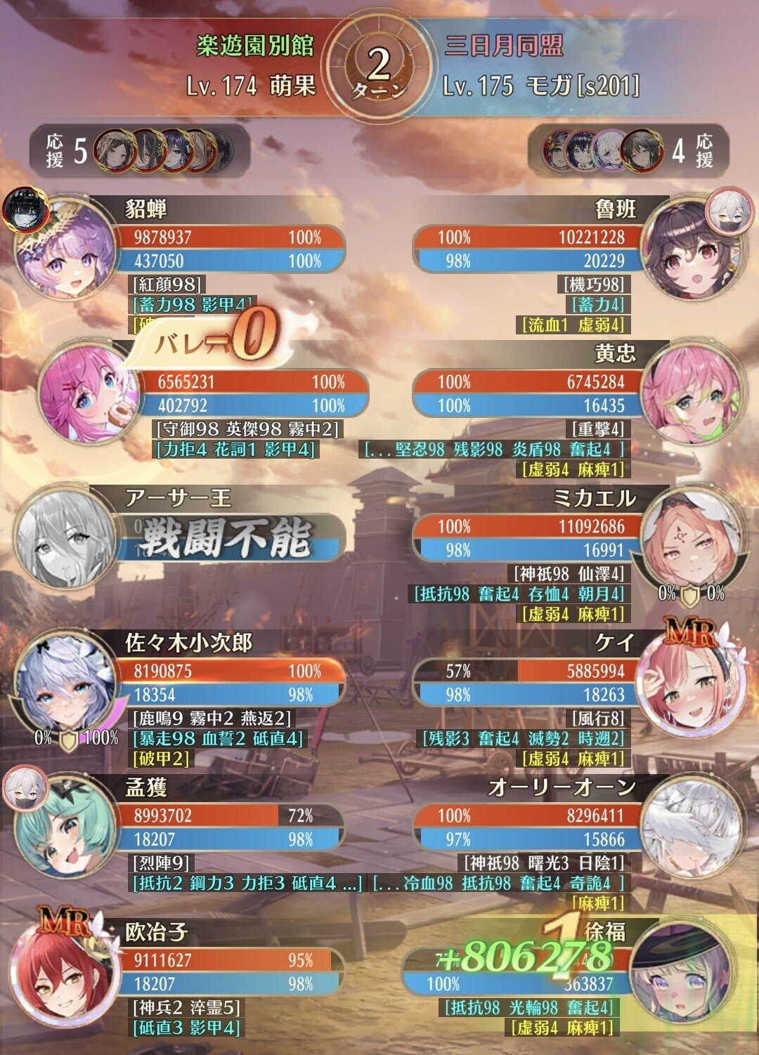 放置少女_貂蝉の陣営サポート能力は新次元に到達！彼女の補助で陣営は