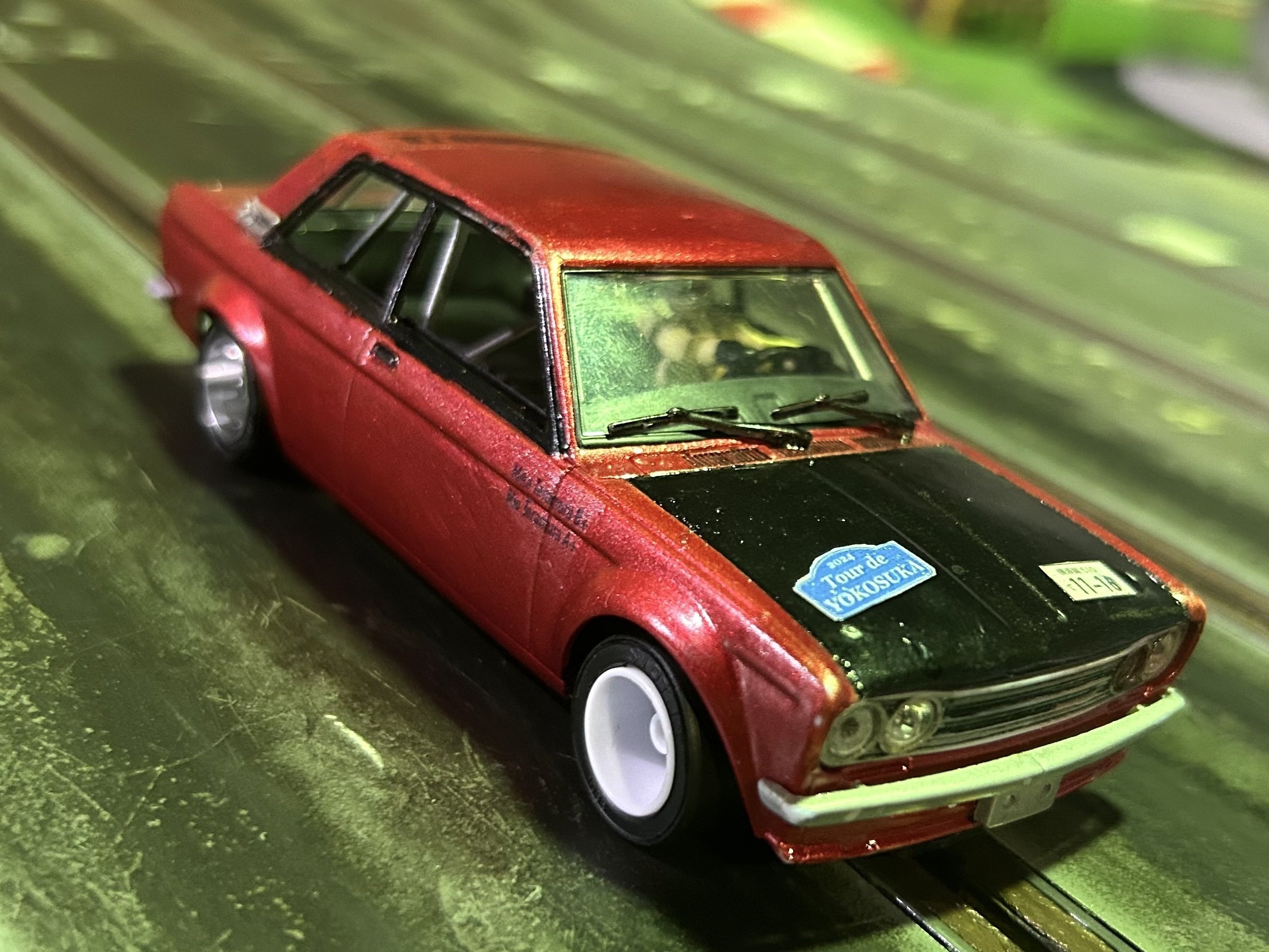 スロットカーレビュー] Slot.it Datsun Bluebird 510 (White kit