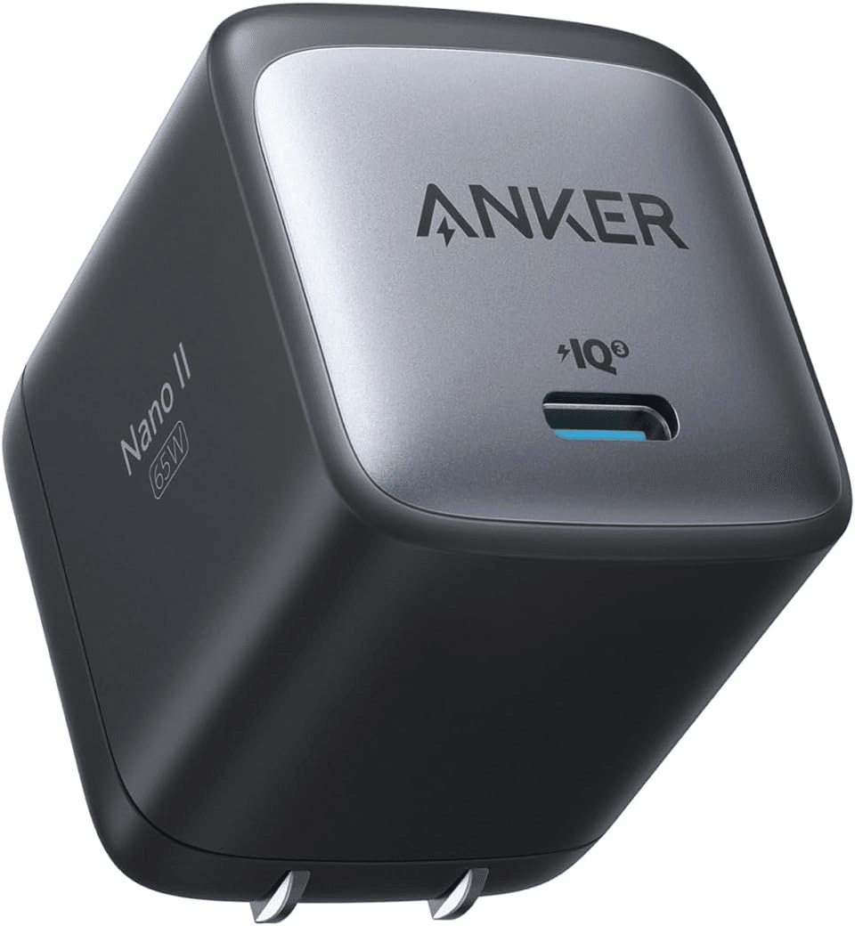未使用品！ ANKER NANO Ⅱ 65W ブラック グレー 黒 充電器 PD Anker Nano II 65W PD充電器 USB-C ブラック｜GetGadgetGot