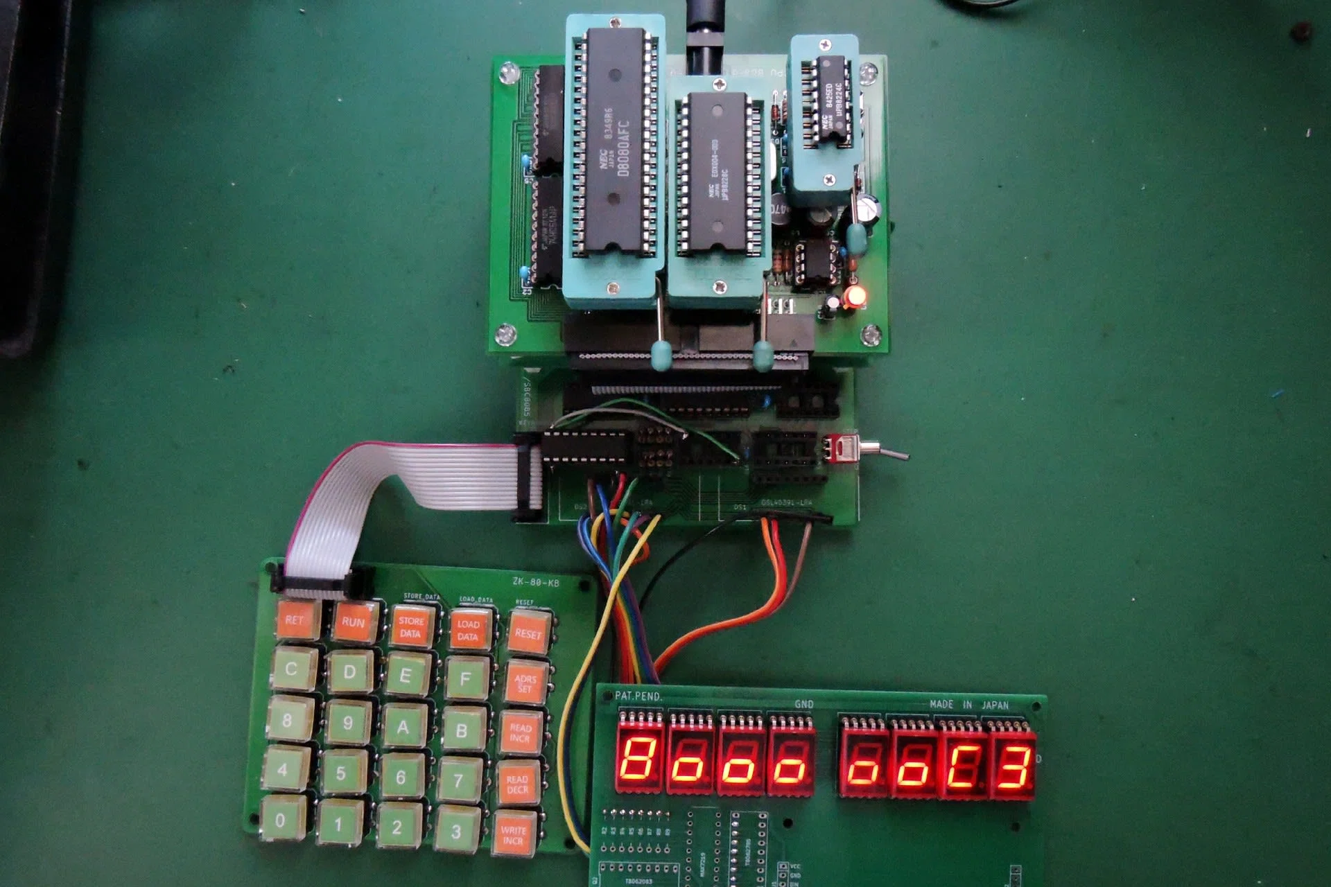 SBC8080 with TK-80サブボードにSN713を付ける｜Ryo Mukai