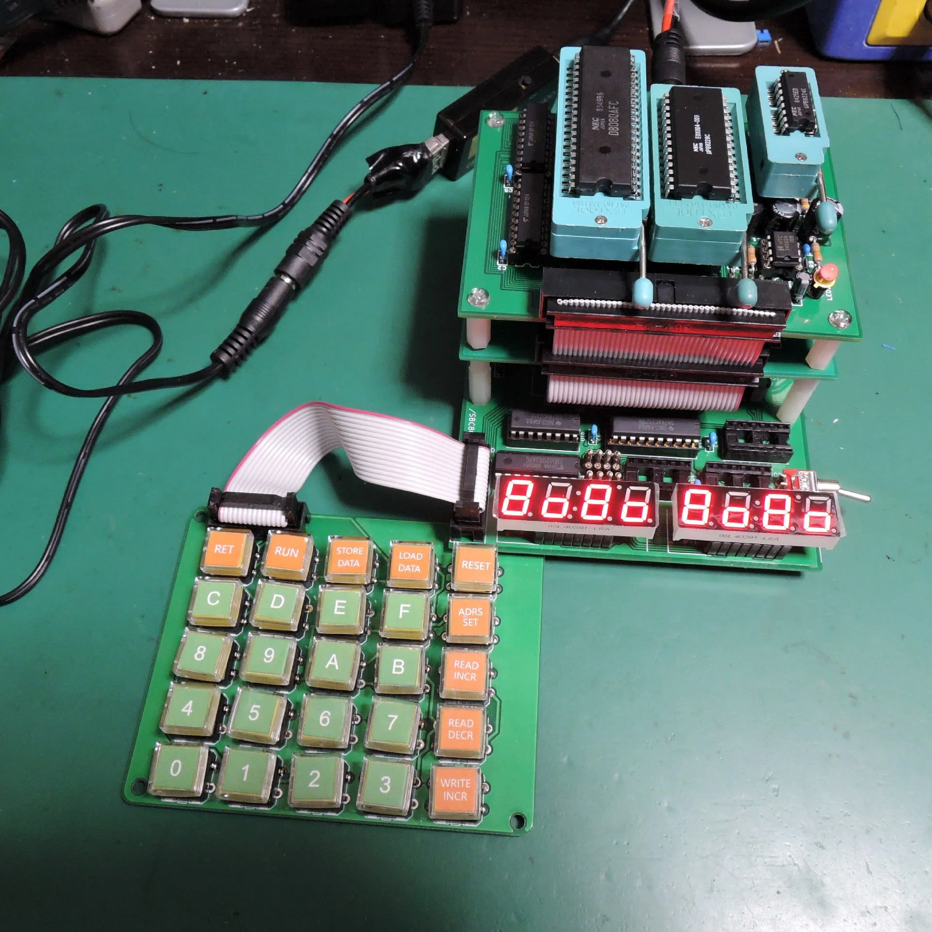SBC8080 with TK-80サブボードにSN713を付ける｜Ryo Mukai