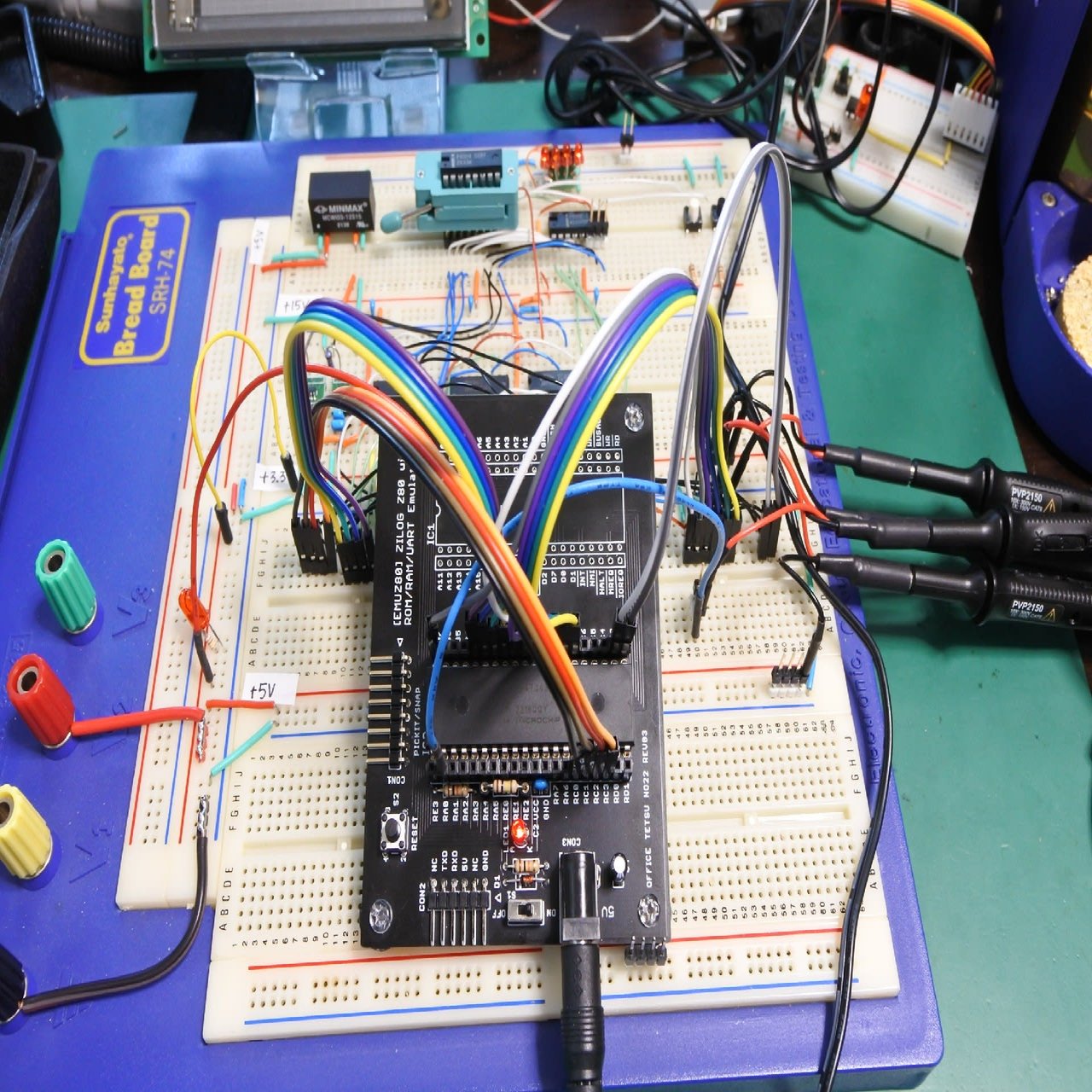 Intel 4004 (その16) 周辺回路を現代の部品で作ってみる(EMUZ80(PIC)編