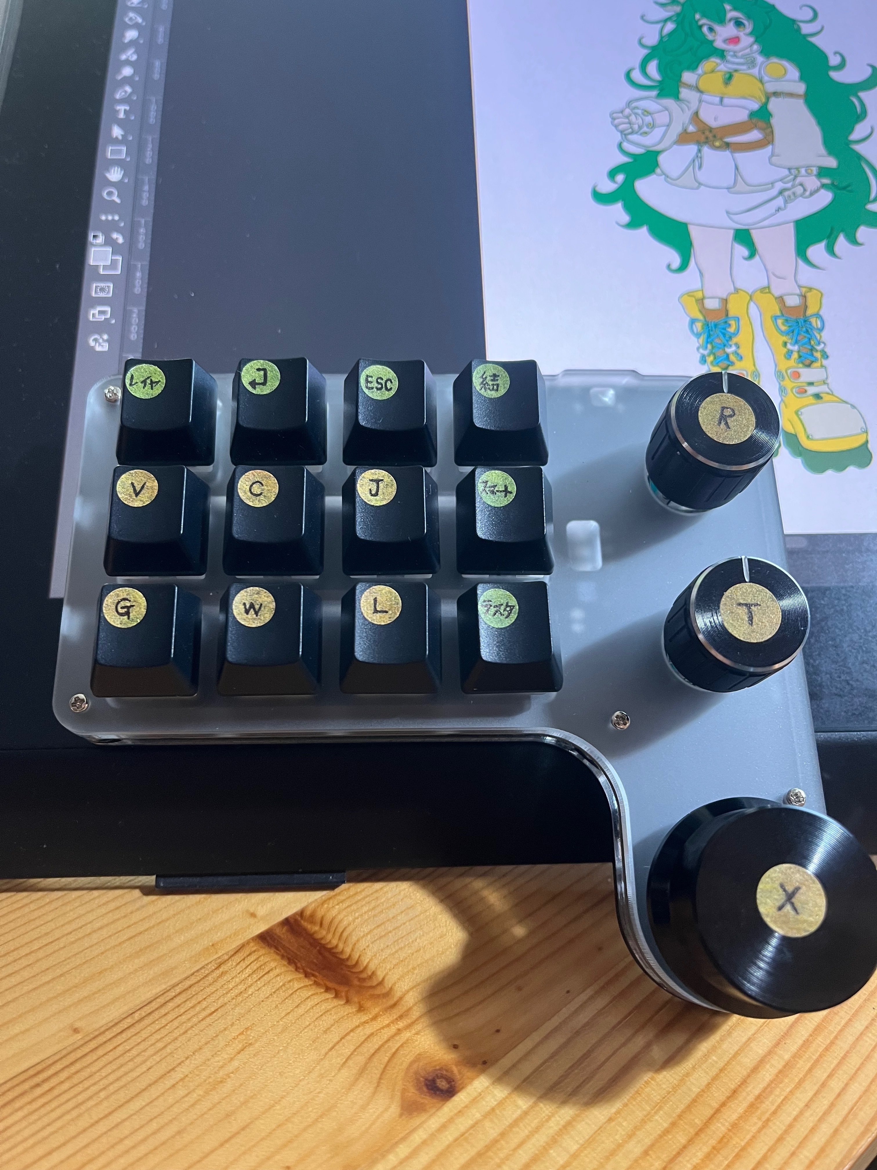 かき⭐︎2点おまとめ お絵かき用のショートカットデバイスは必須｜鹿角時計