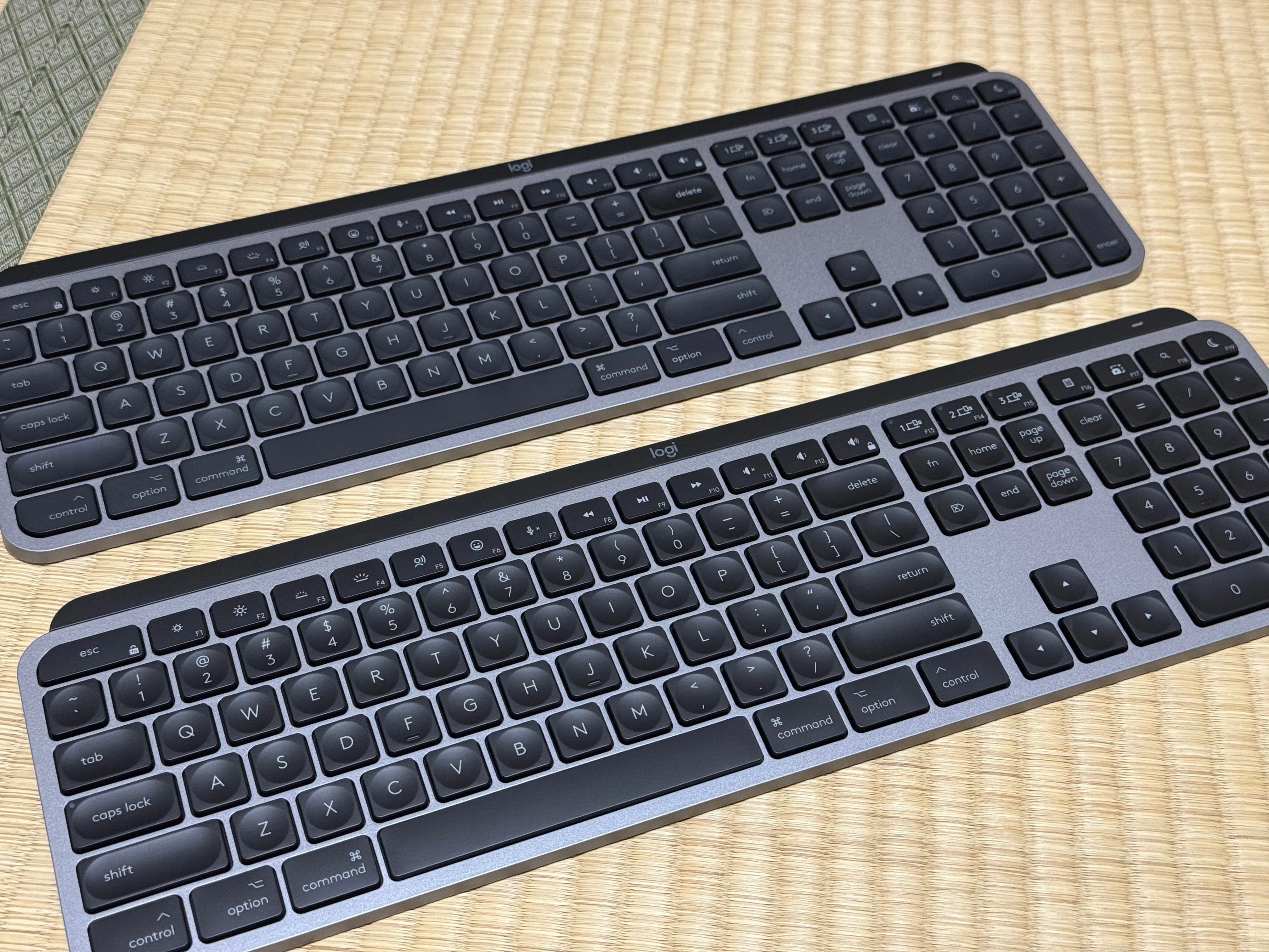 mキーとspace keyに少し傷あります 素早い対応に感謝！】ロジクール：MX KEYS S for Macが初期不良だった
