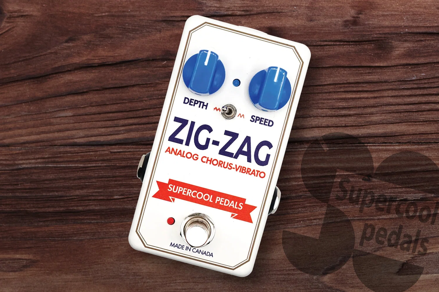 Supercool Pedals】現代仕様のアナログ・コーラス/ビブラート「ZIG Supercool Pedals】現代仕様のアナログ・コーラス/ビブラート「ZIG