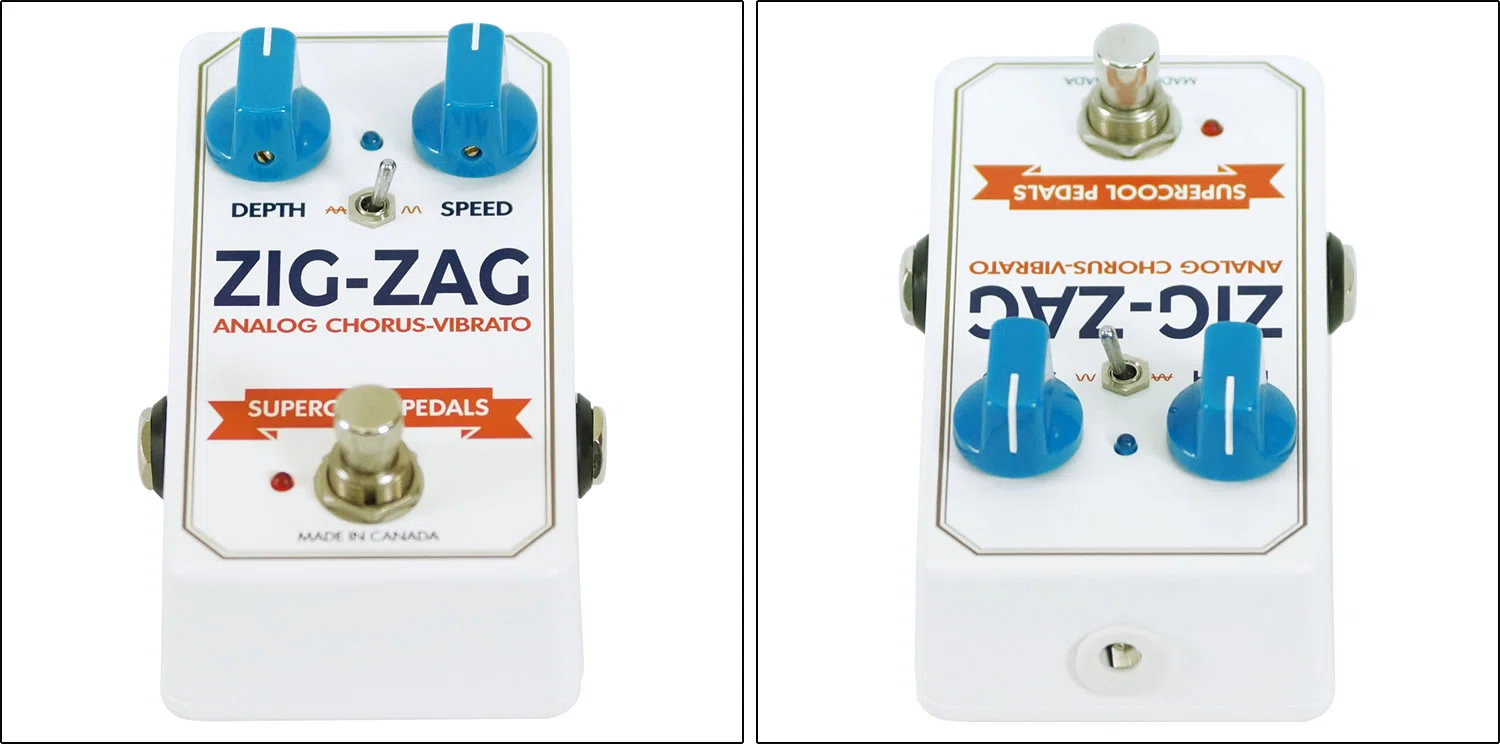 Supercool Pedals】現代仕様のアナログ・コーラス/ビブラート「ZIG Supercool Pedals】現代仕様のアナログ・コーラス/ビブラート「ZIG
