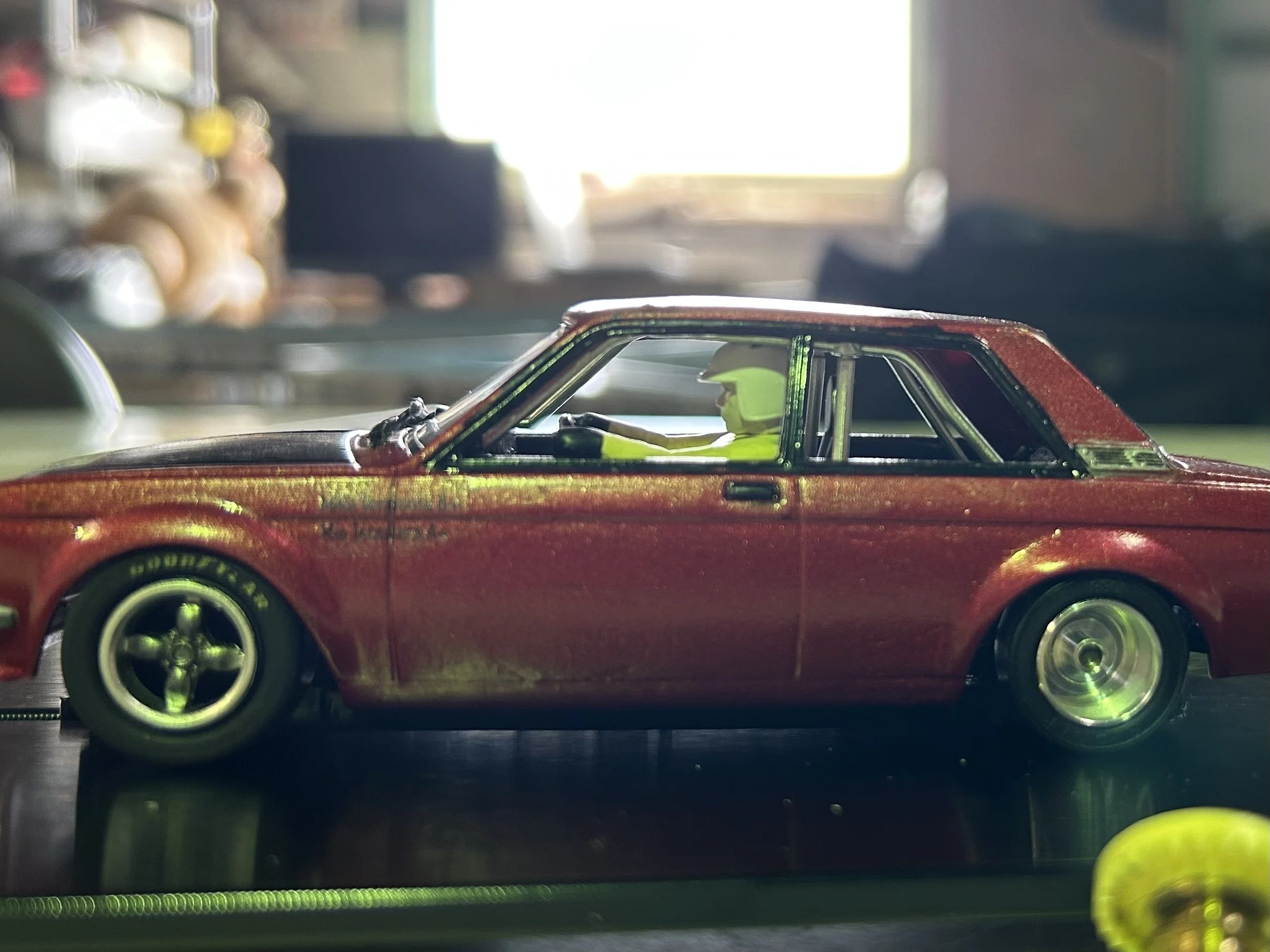 スロットカーレビュー] Slot.it Datsun Bluebird 510 (White kit) Tour