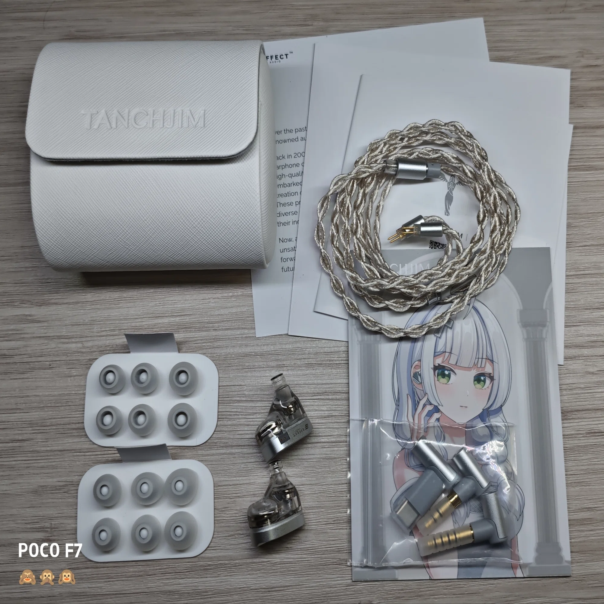 □TANCHJIM × Effect Audio Force 紹介｜イヤホンジャックと豆?@ポタオデ