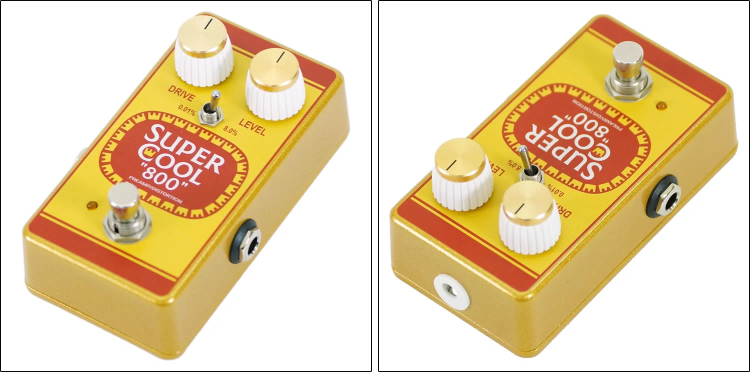 【超クール❗️特値】Garage CD player with 2 tubes❻ Supercool Pedals】伝説のオペアンプディストーションを再構築した