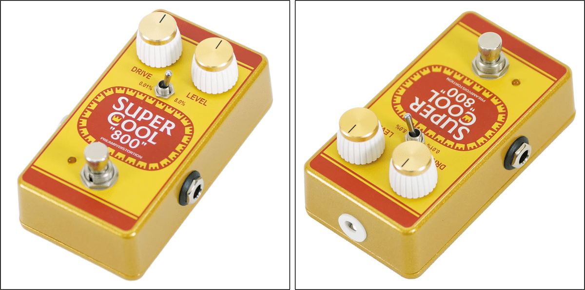 Supercool Pedals】伝説のオペアンプディストーションを再構築した