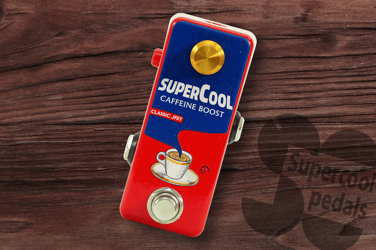 Supercool Pedals】超シンプルで多機能なブースター「Caffeine