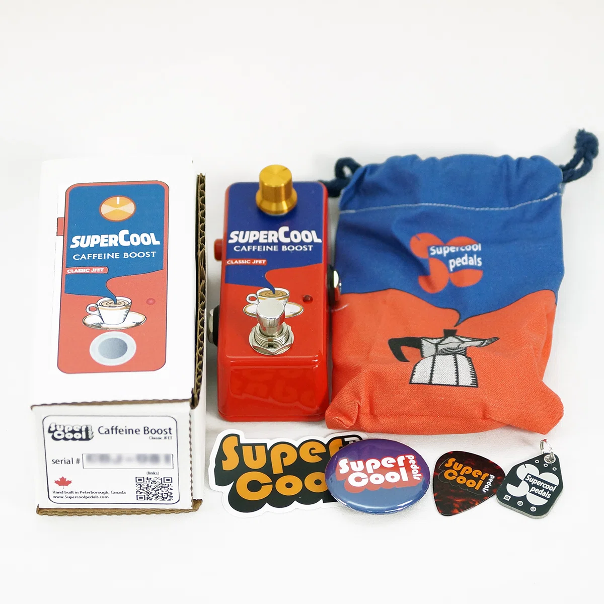 Supercool Pedals】超シンプルで多機能なブースター「Caffeine Boost