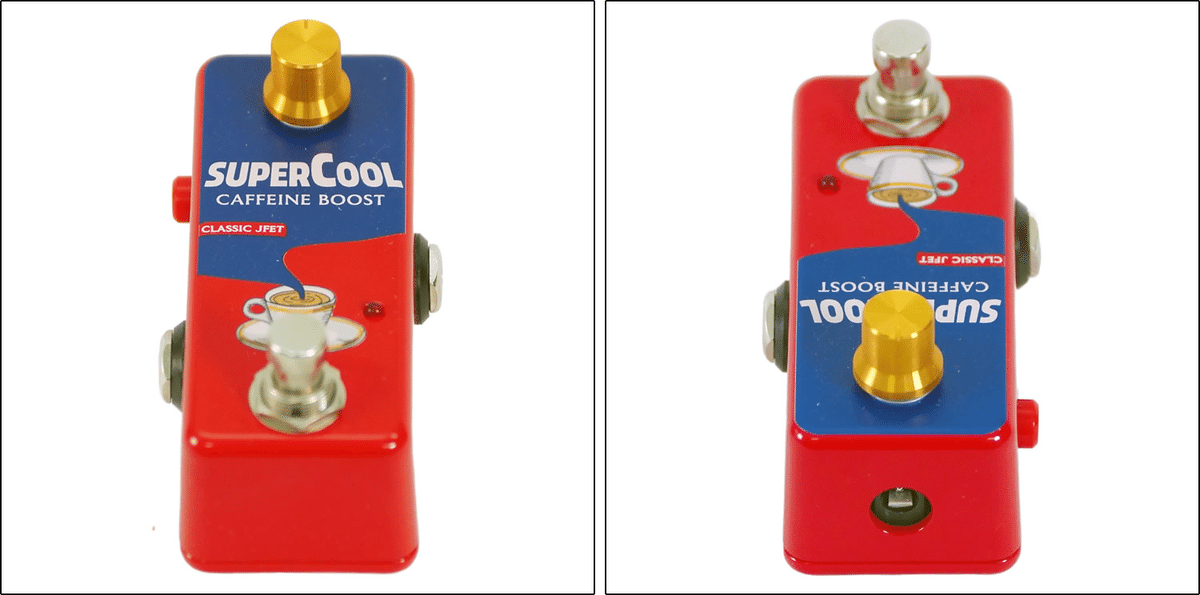 Supercool Pedals】超シンプルで多機能なブースター「Caffeine