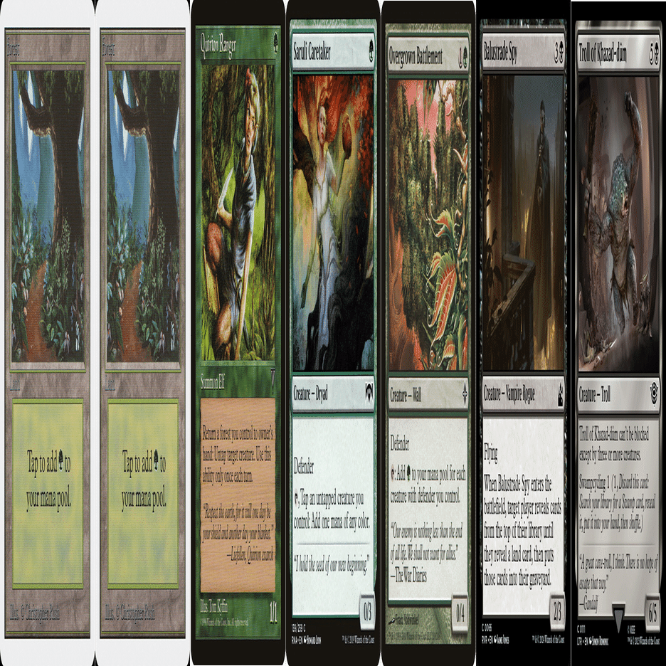 MTG パウパー 4ランド壁スパイデッキ 75枚 サイドボード付き