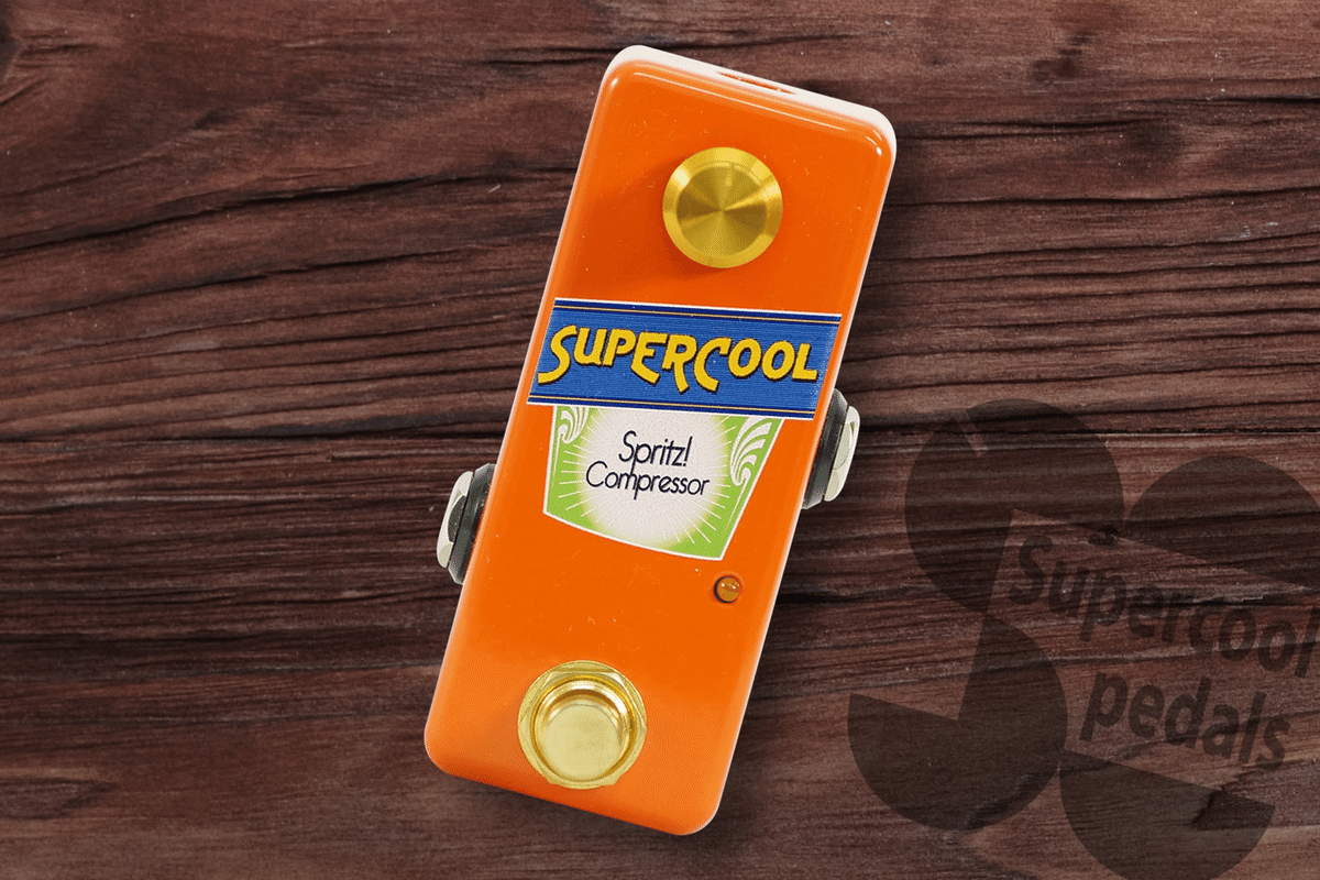 Supercool Pedals】シンプルで強力なコンプ「Spritz! Compressor