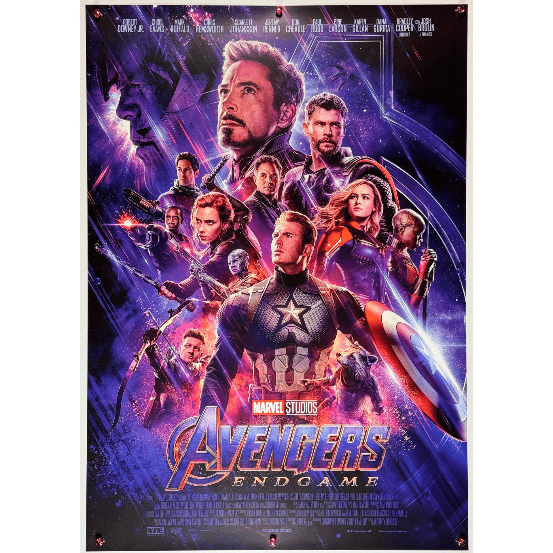 MARVEL MCU アベンジャーズ 初期メンバー 海外限定 ポスター MARVEL