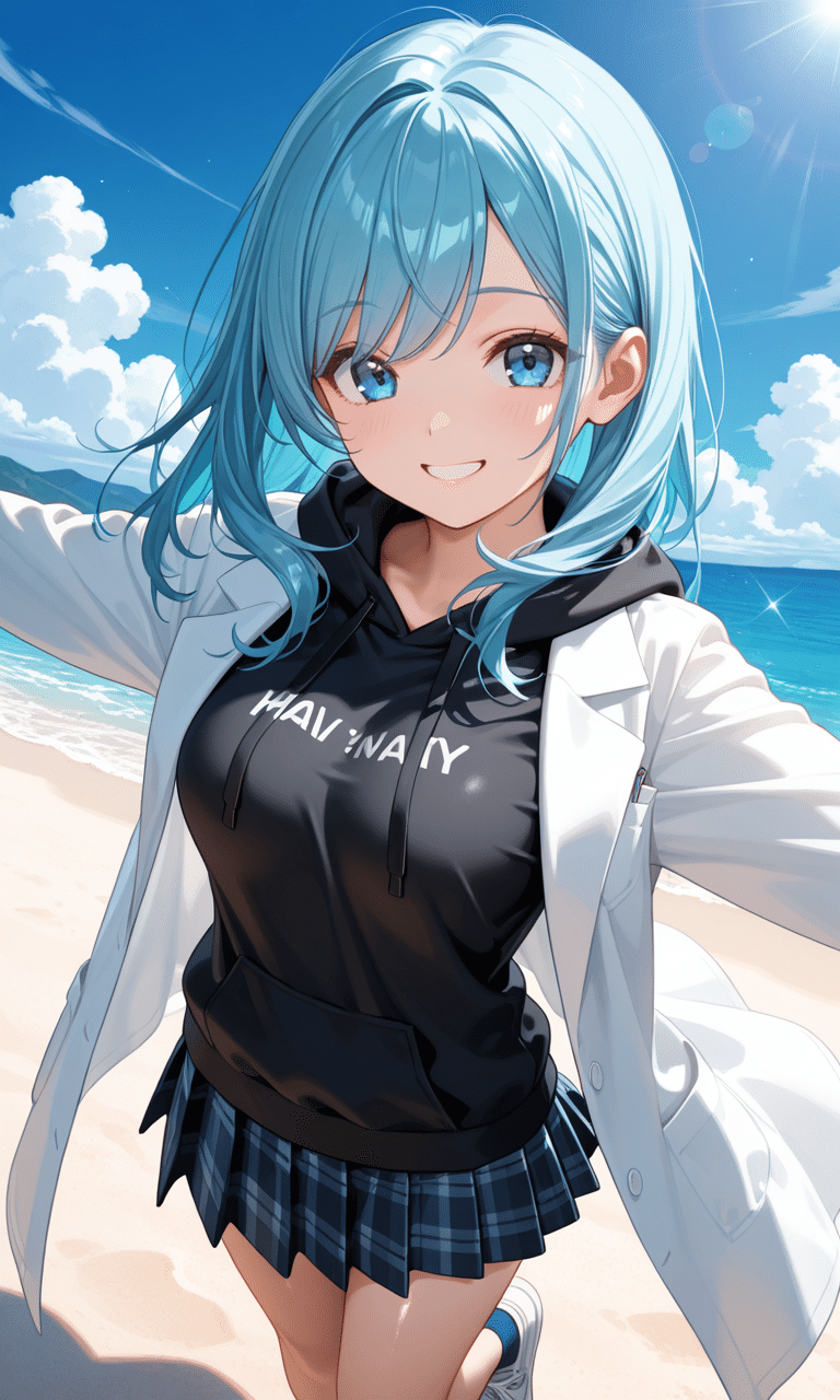 PixAI始めてみています【雑記絵】｜あおいちゃんと室長