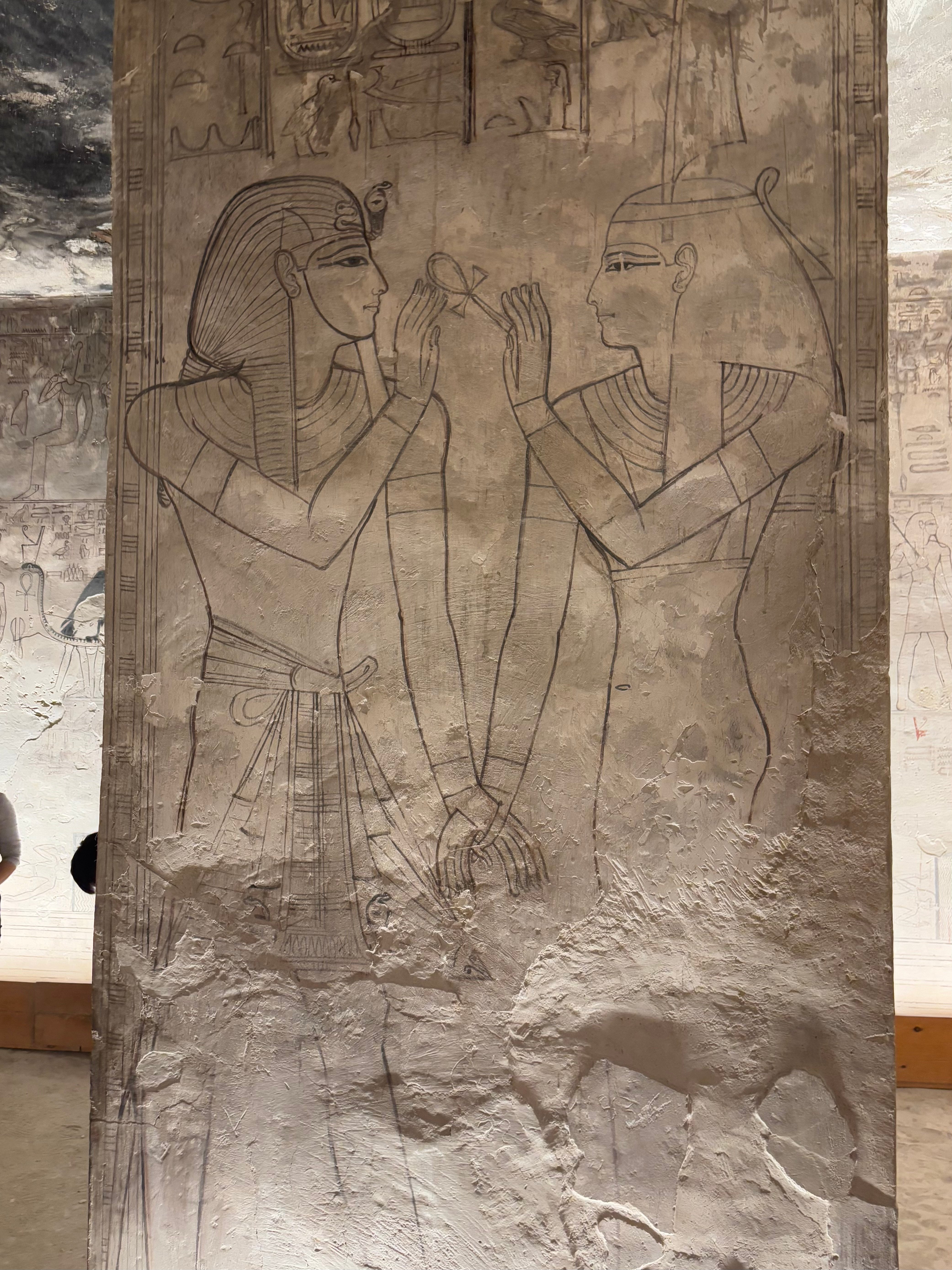 エジプト旅行記⑩王家の谷─セティ1世墓、3200年前の下絵