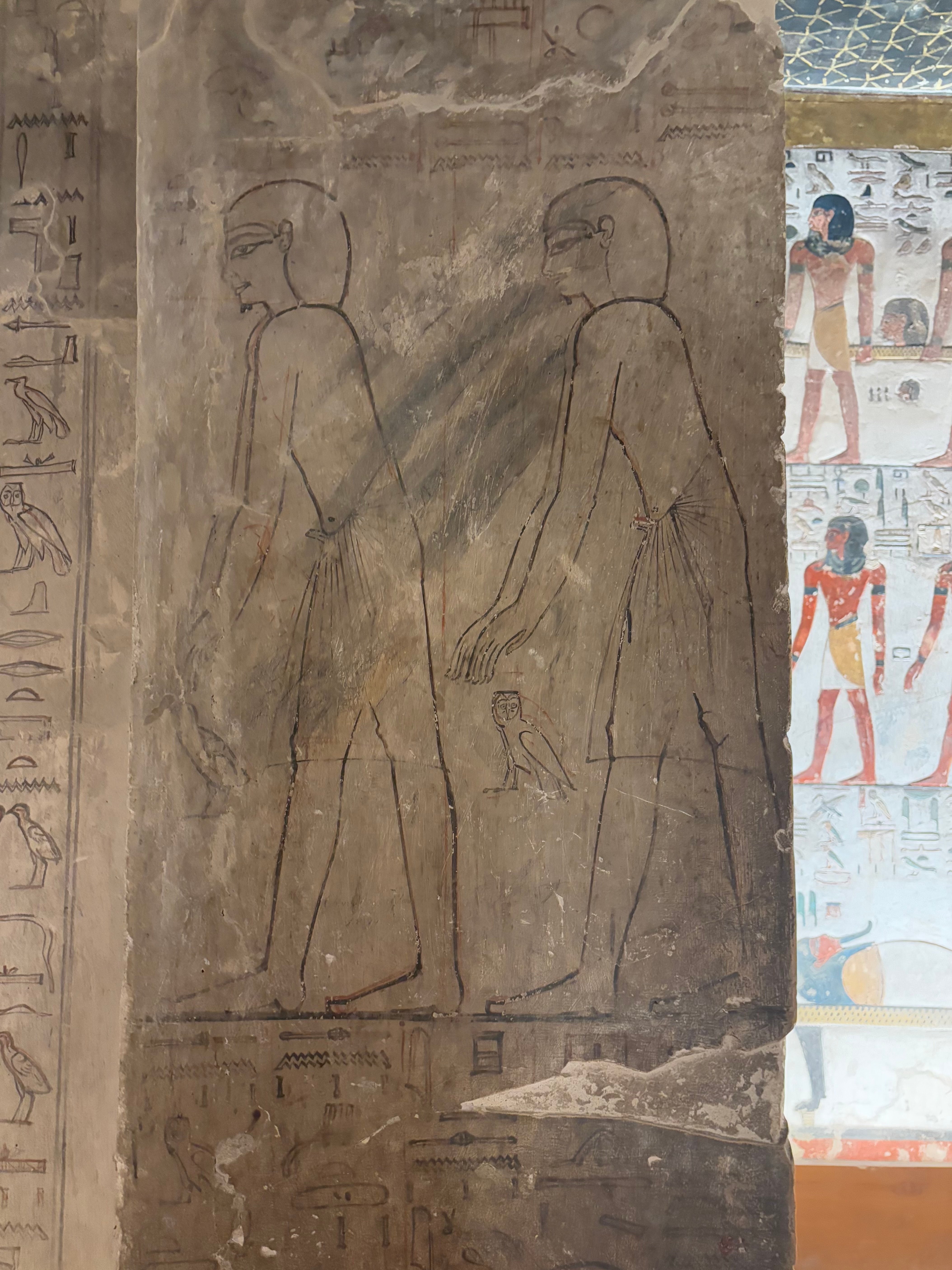 エジプト旅行記⑩王家の谷─セティ1世墓、3200年前の下絵