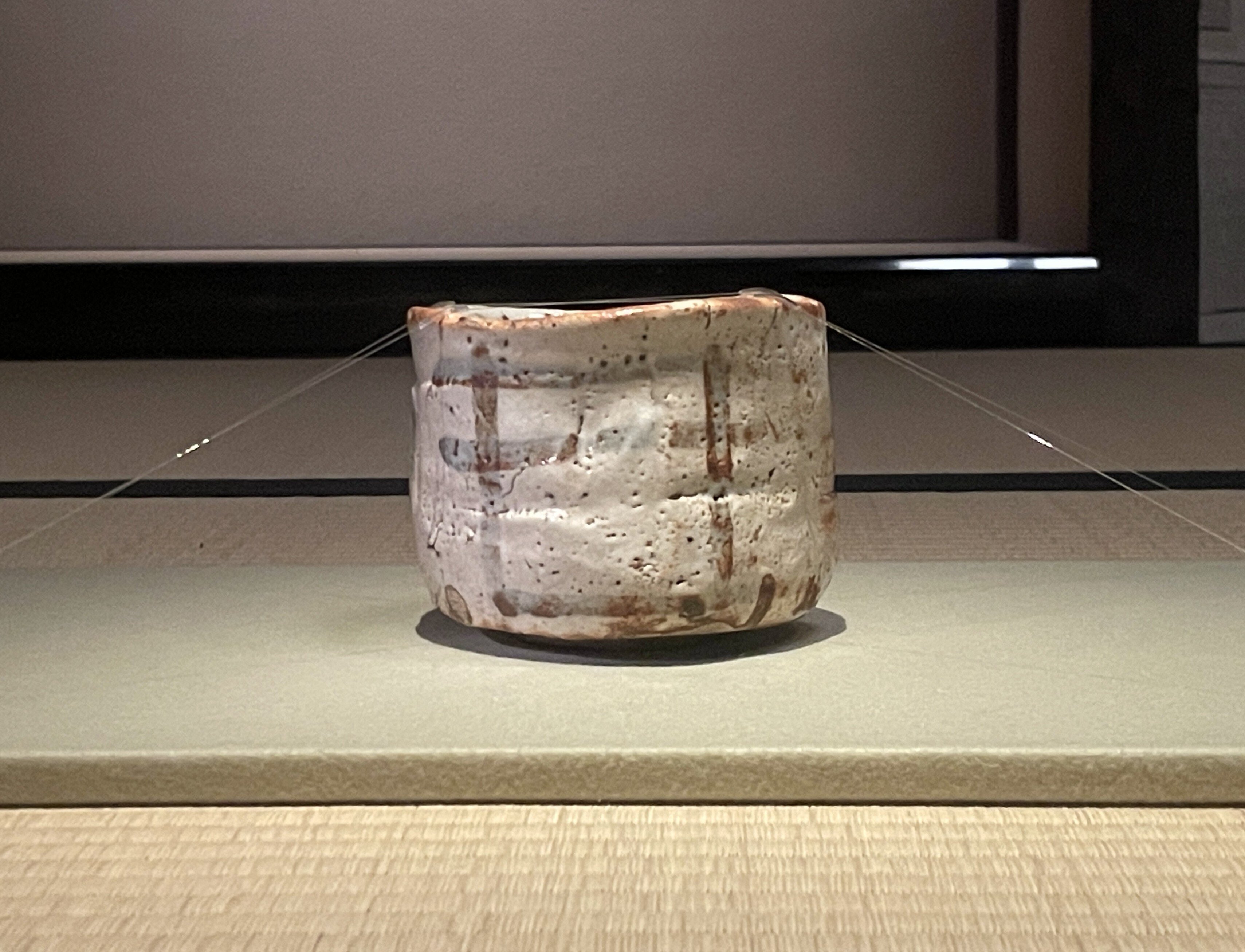 違いの分かる人へのプロセス？【志野茶碗 卯花墻：花と鳥：三井記念