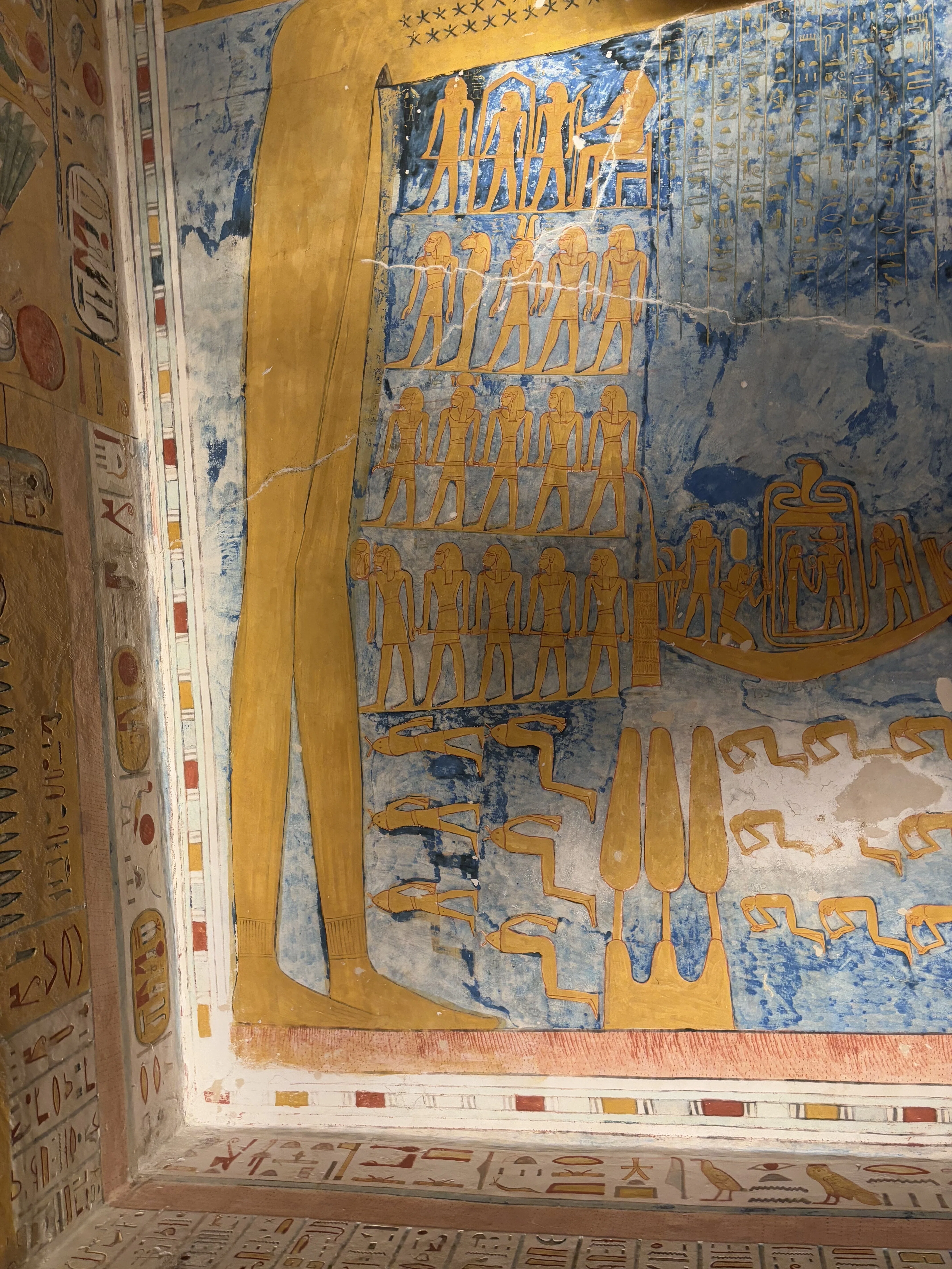 エジプト旅行記⑩王家の谷─セティ1世墓、3200年前の下絵