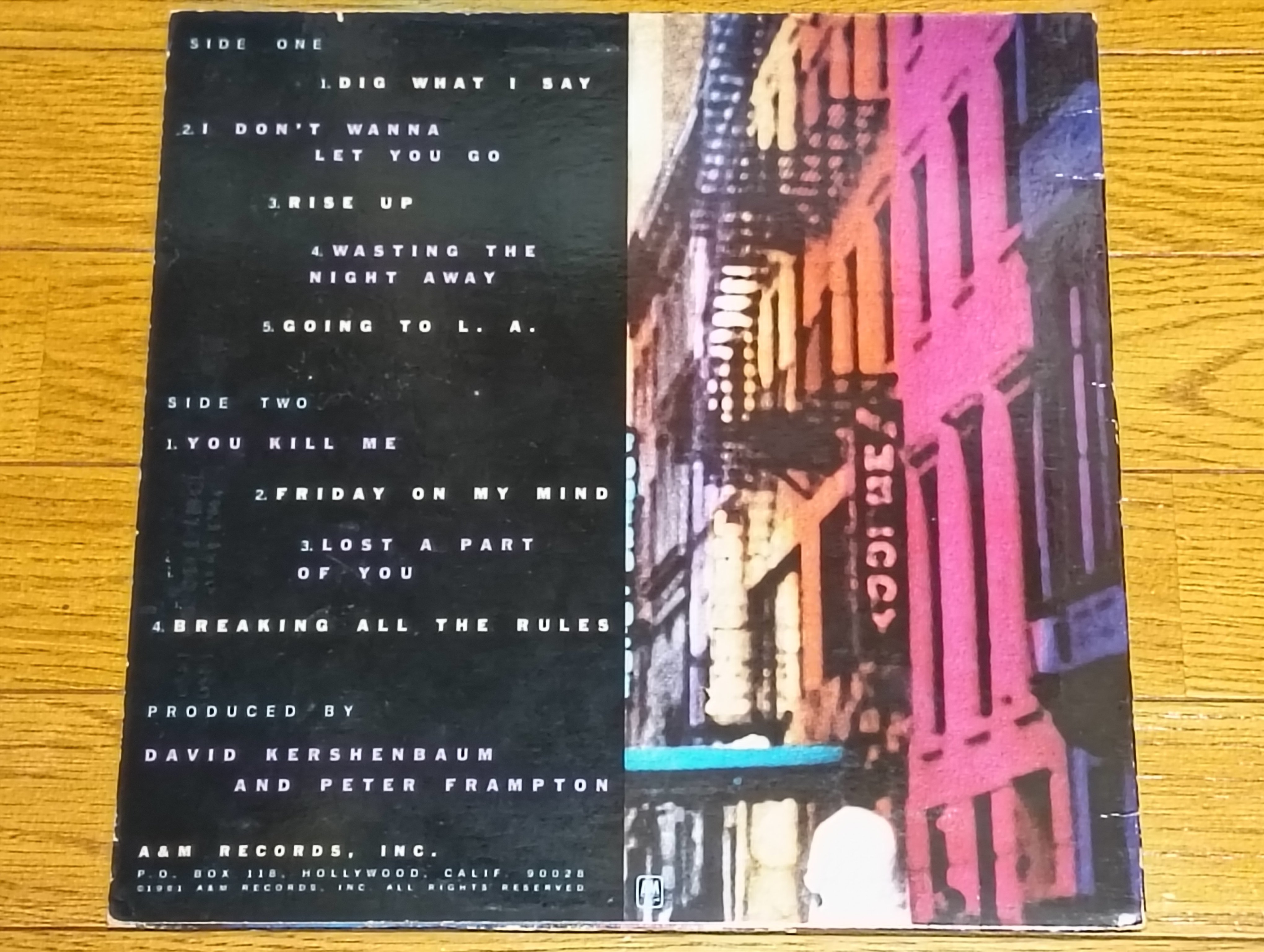 Breaking All the Rules】(1981) Peter Frampton NYに乗り込んだ