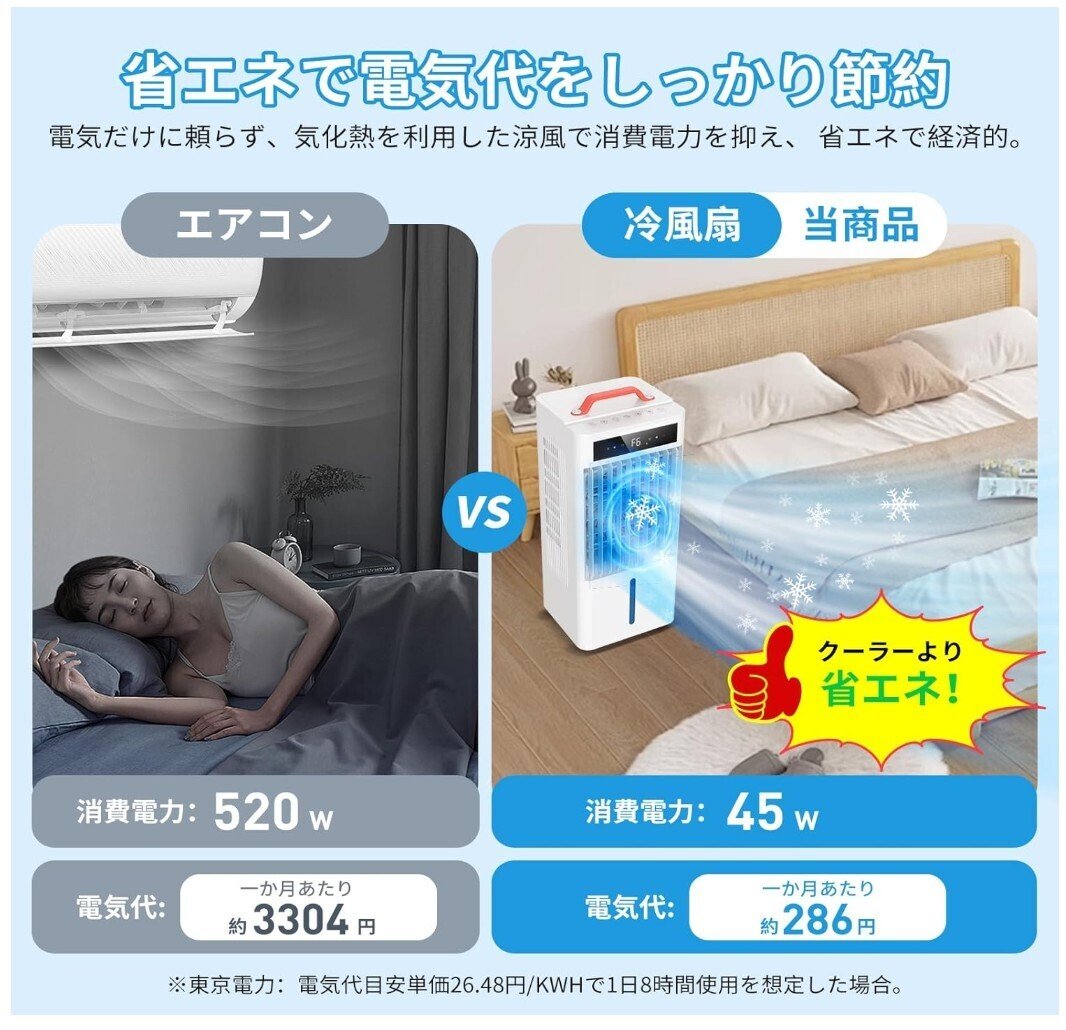 2025年おすすめ猛暑対策】MCREVA冷風機｜涼しい！静か！電気代