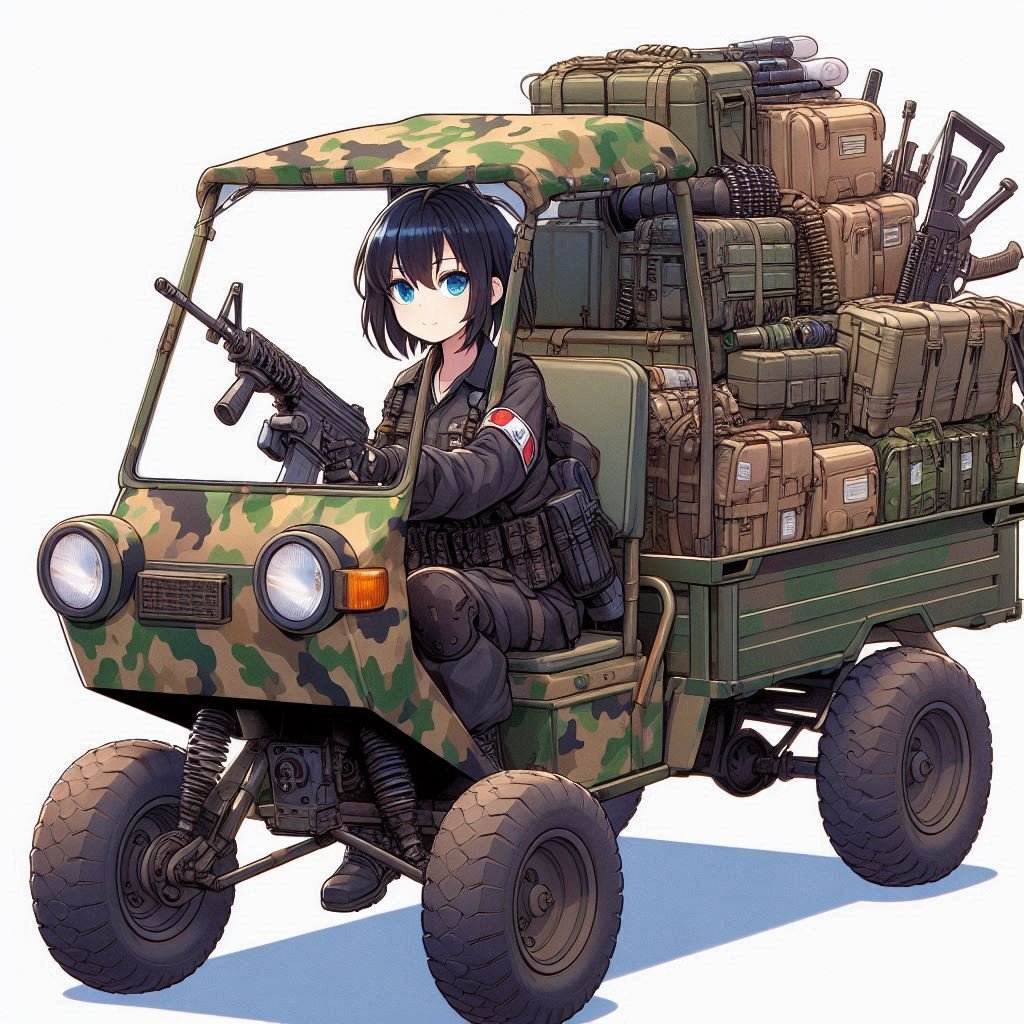 オート三輪車(オート三輪/バタコ/バタンコ)をBingAIでやってる