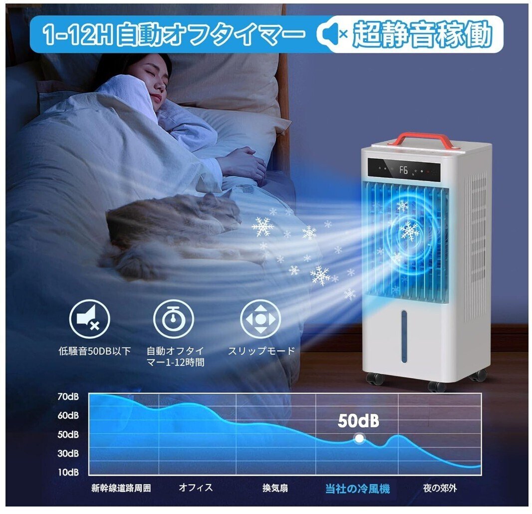 2025年おすすめ猛暑対策】MCREVA冷風機｜涼しい！静か！電気代