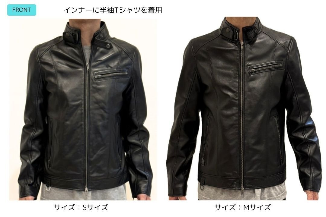 Liugoo Leathers シングルライダース 牛革 脱着ライナー 赤 M Liugoo Leathers シングルライダース 牛革 脱着ライナー 赤 M