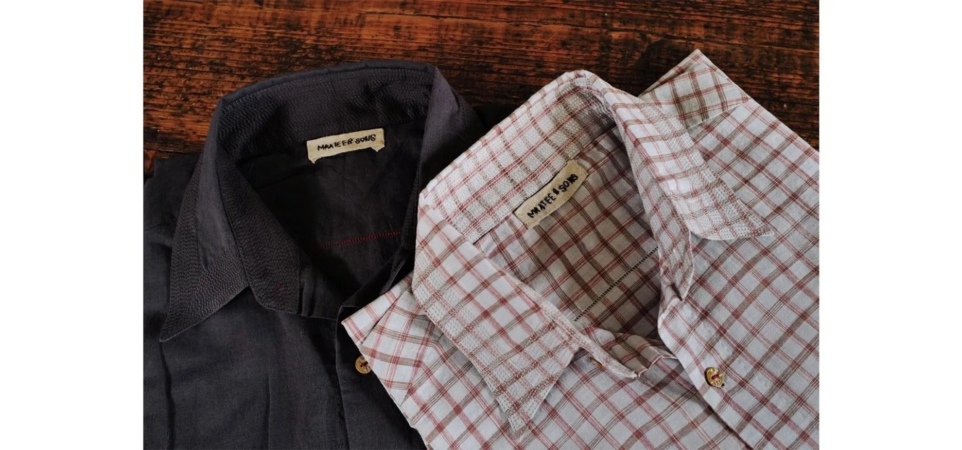 トップス 25AW maatee&sons gupta shirts 25AW】MAATEE&SONS(マーティーアンドサンズ)/ GUPTA WESTERN