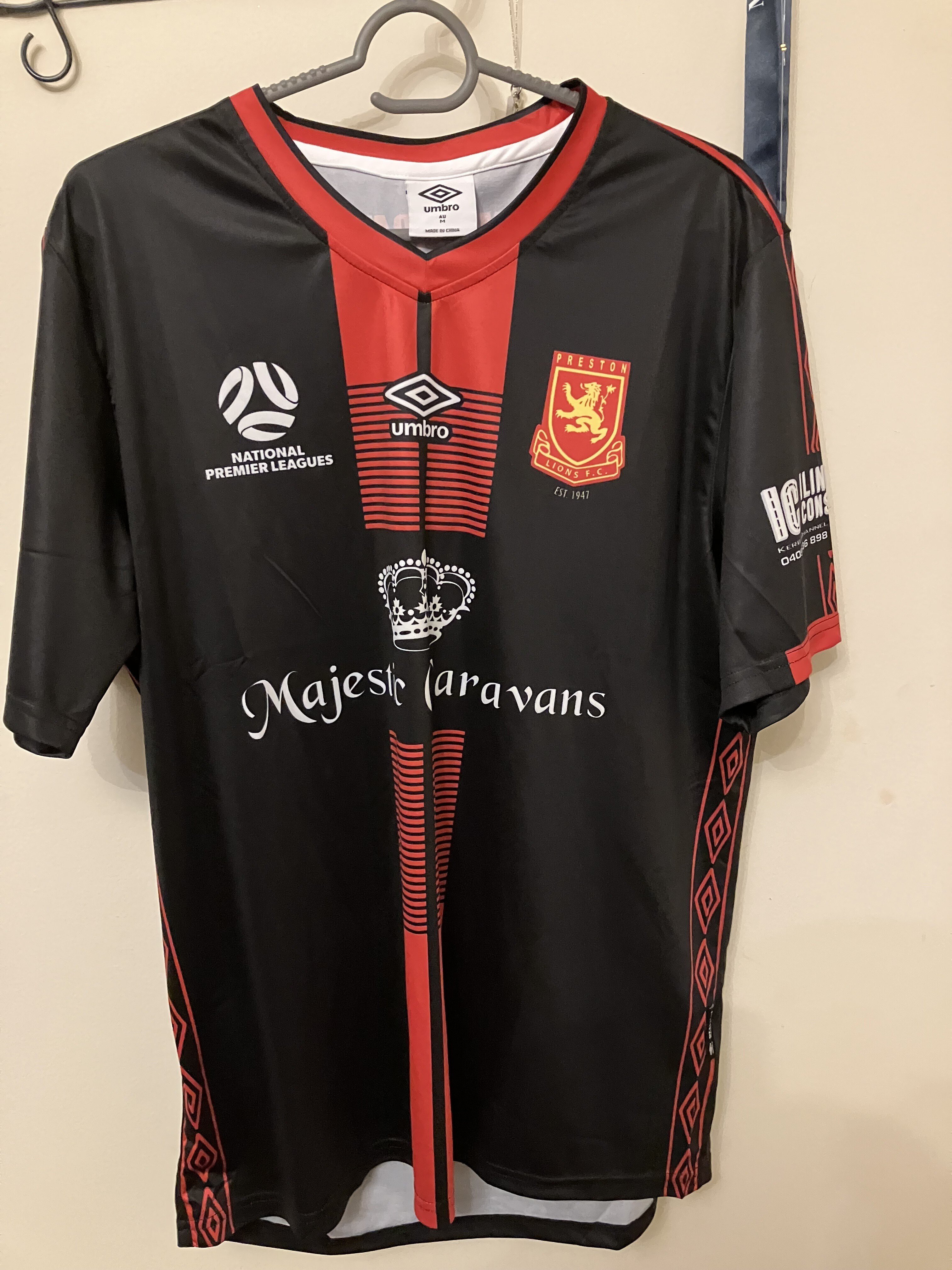 SBV Excelsior サッカーユニフォーム　サイズL 黒/赤 SBV Excelsior サッカーユニフォーム サイズL 黒/赤 SBV