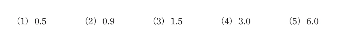 令和6年度 下期 第3種 理論 問13-解答群