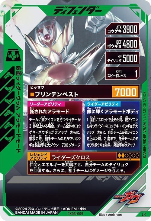 仮面ライダーヴラム LR ガンバレジェンズ パラレル ガンバレジェンズ
