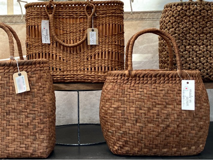 育つ味わいを楽しむ山ぶどうかごバッグ｜全国大陶器市