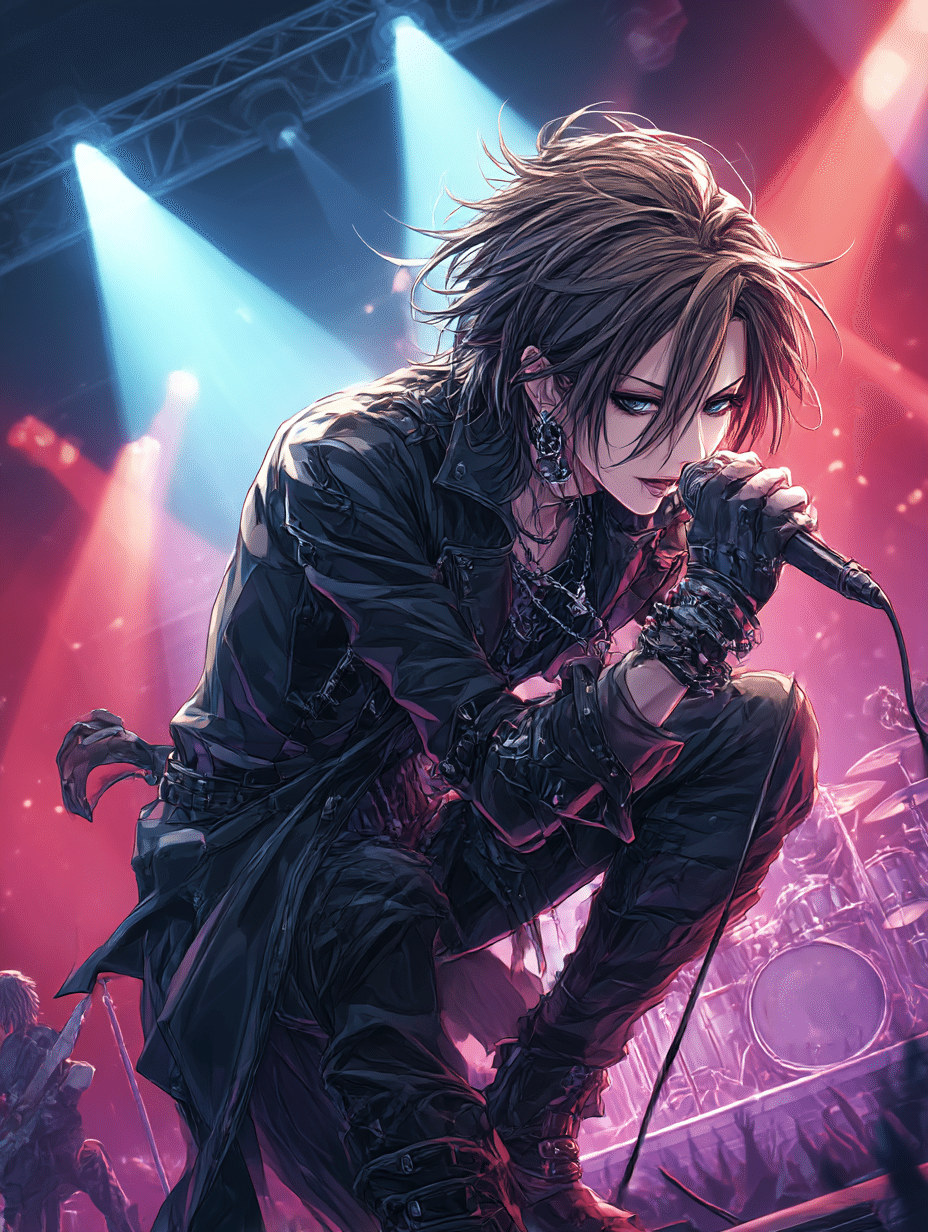 しゃる🌈 AIイラスト集 2025.07.16 V系ボーカルの物語｜しゃるgames&AI