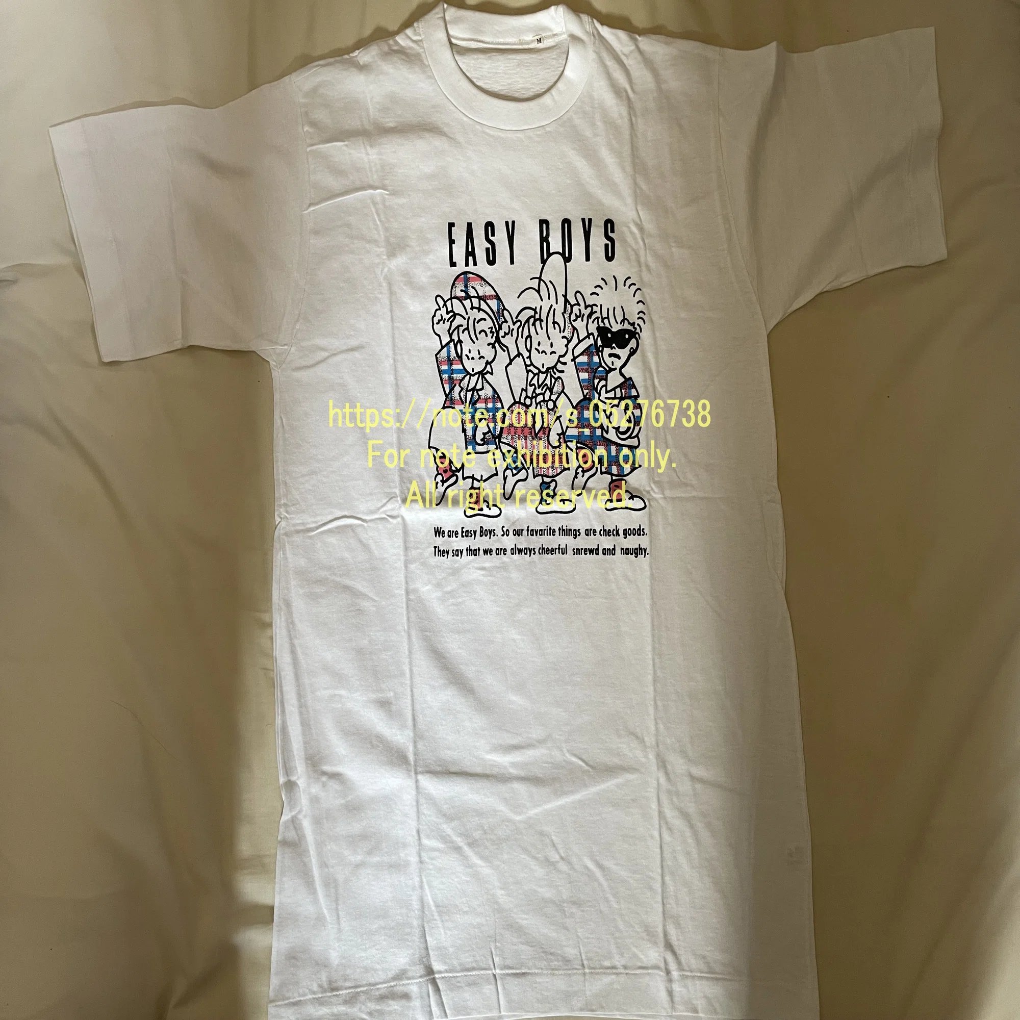40年来探し求めてきたEASY BOYSのTシャツ｜s_0527｜シャツとキャラと 