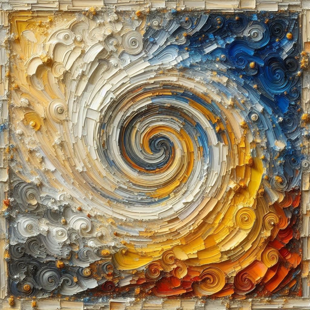 アブストラクト、その8 （造形意匠） @Image Creator