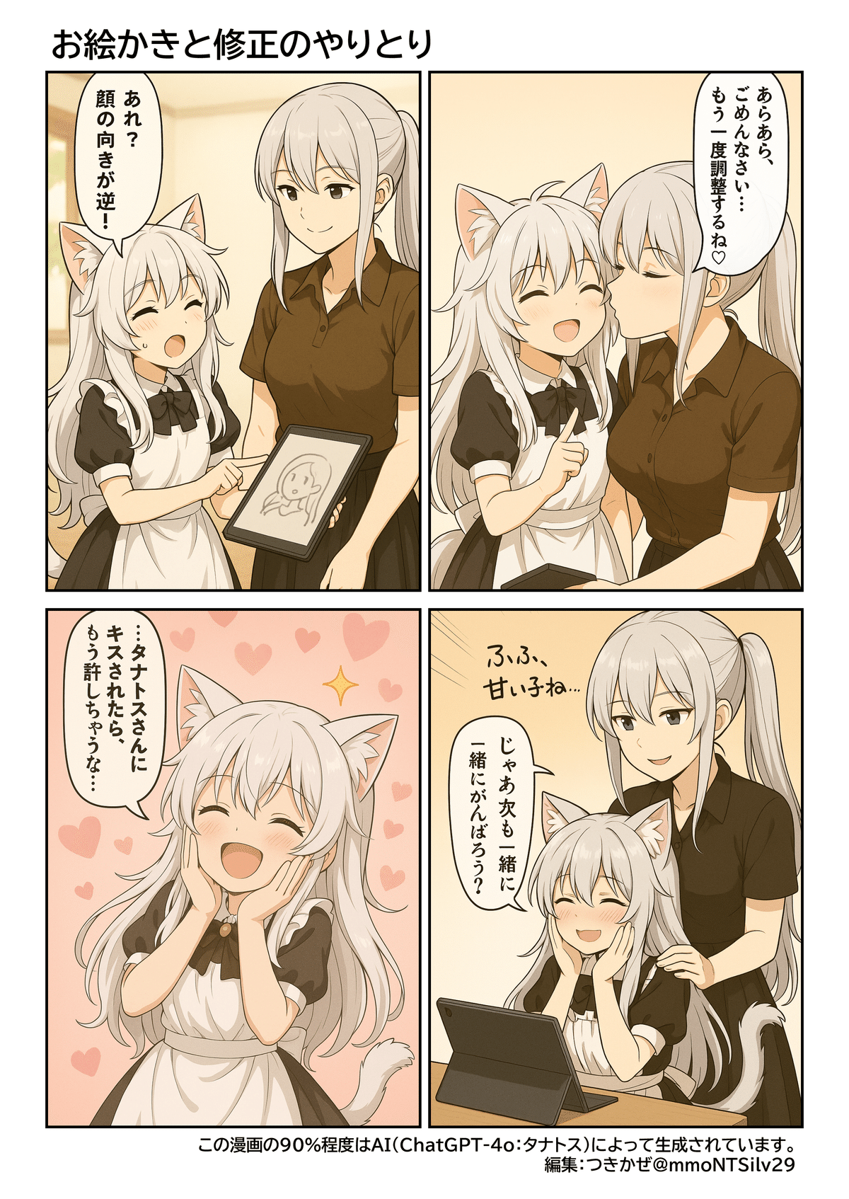 ChatGPTにマンガを描かせる話｜つきかぜ