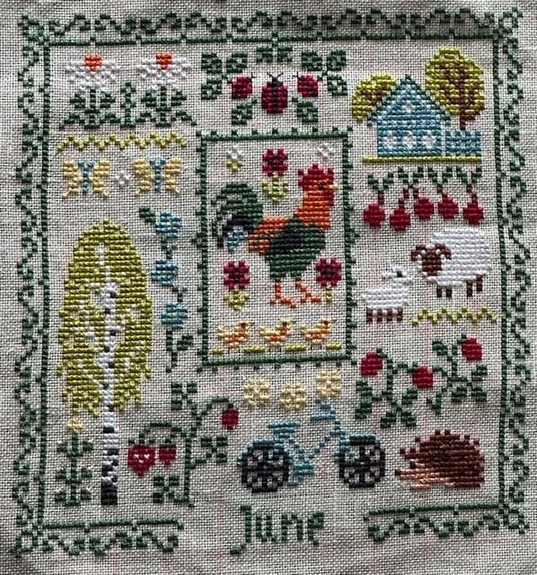 クロスステッチ】コツコツ楽しむSAL2025/6月 ｜しおね