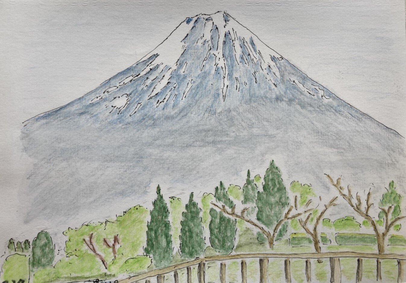 富士山スケッチ⑩】富士芝櫻・田貫湖・葉山・立石公園｜Mt. Fuji