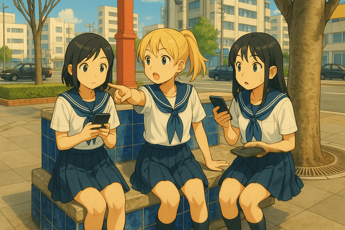 AIイラスト≪私たちの夏休み②≫｜ハクセキレイ