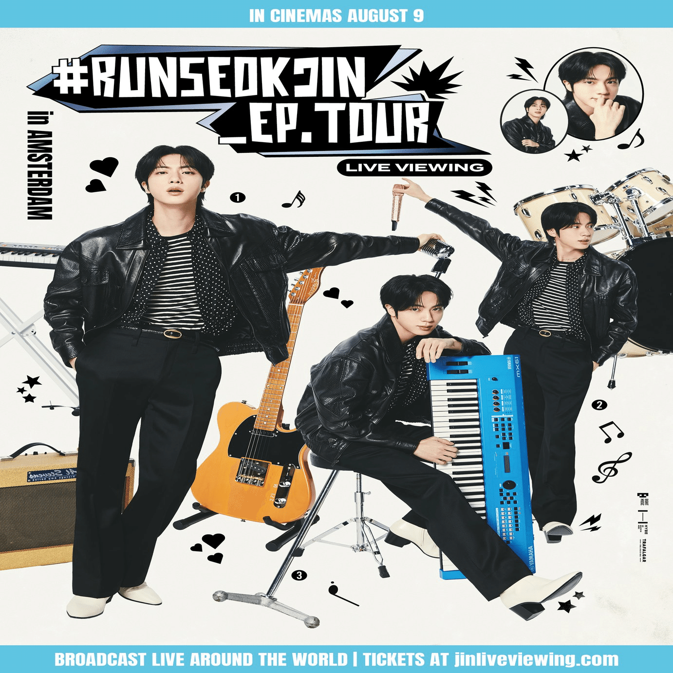 RUNSEOKJIN_EP.TOUR JERSEY アムステルダム M JIN LIVE IN AMSTERDAM DAY 2 #RUNSEOKJIN_epTOUR_AMSTERDAM