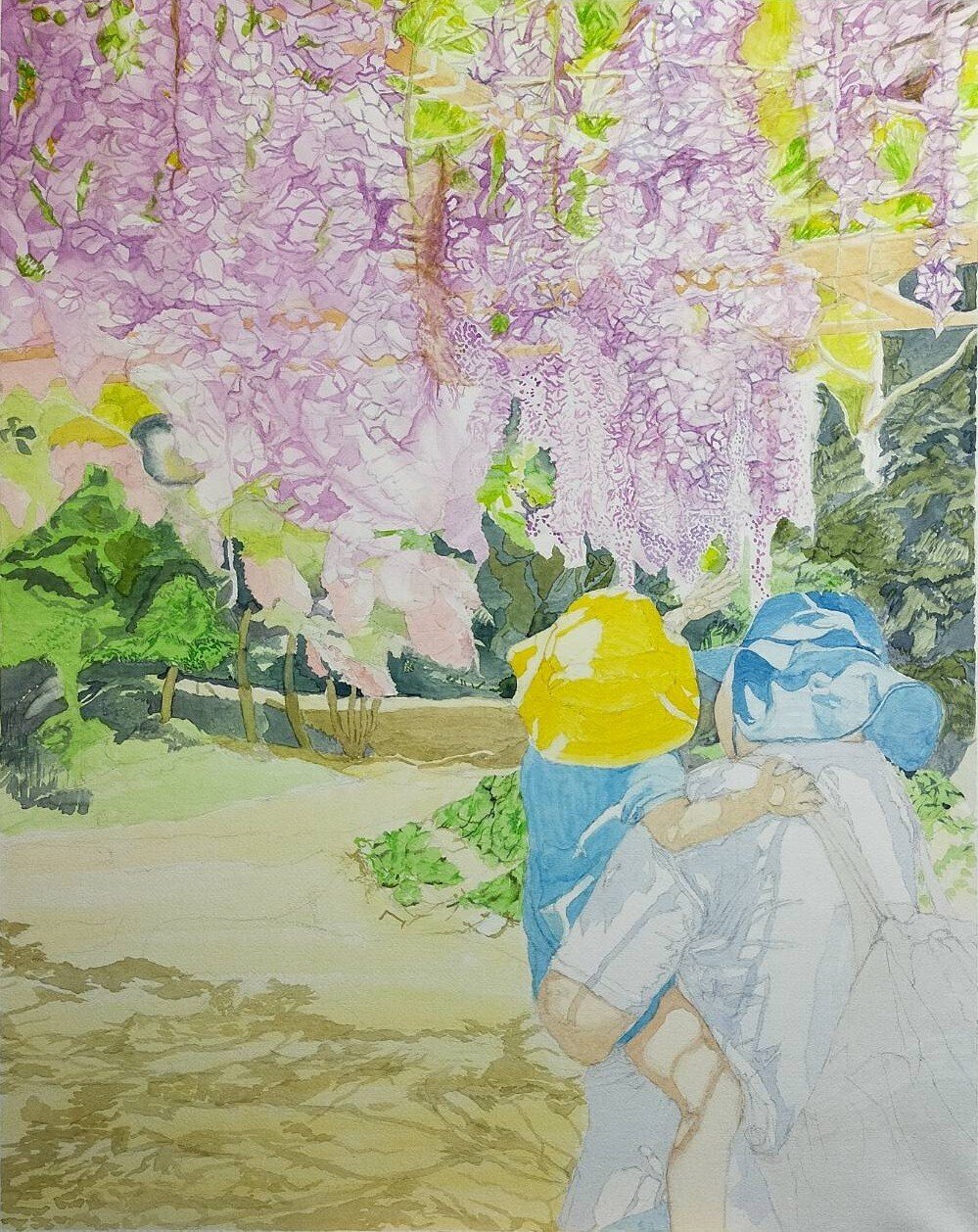 水彩画（出港準備） 水彩画（出港準備）
