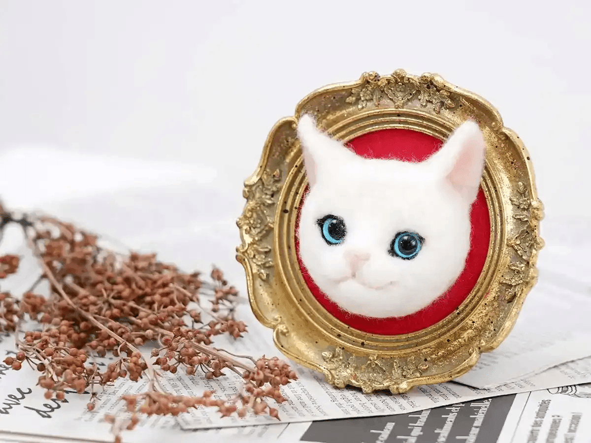 ニードルフェルトがつなぐ、愛猫との思い出｜ミルーム