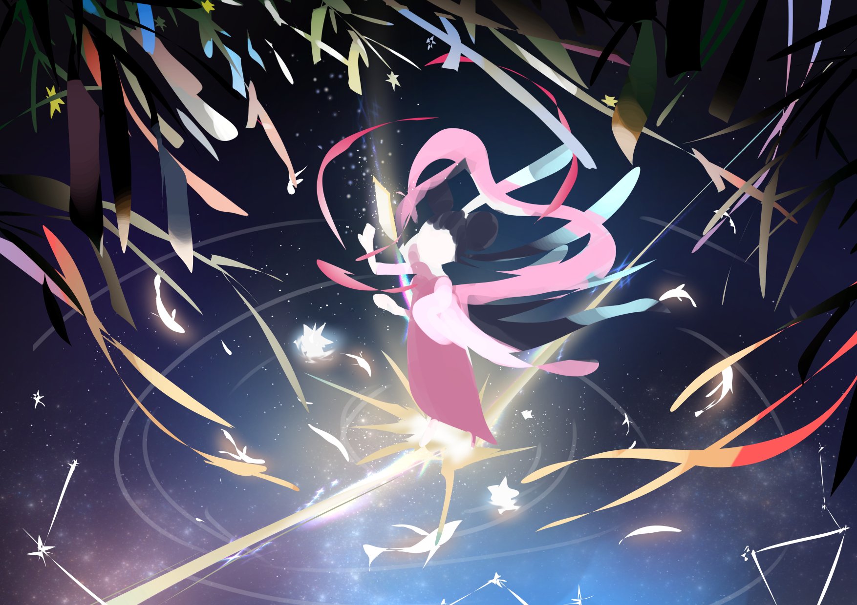 七夕 七夕イラストのメイキング｜ヤマギシチヒロ