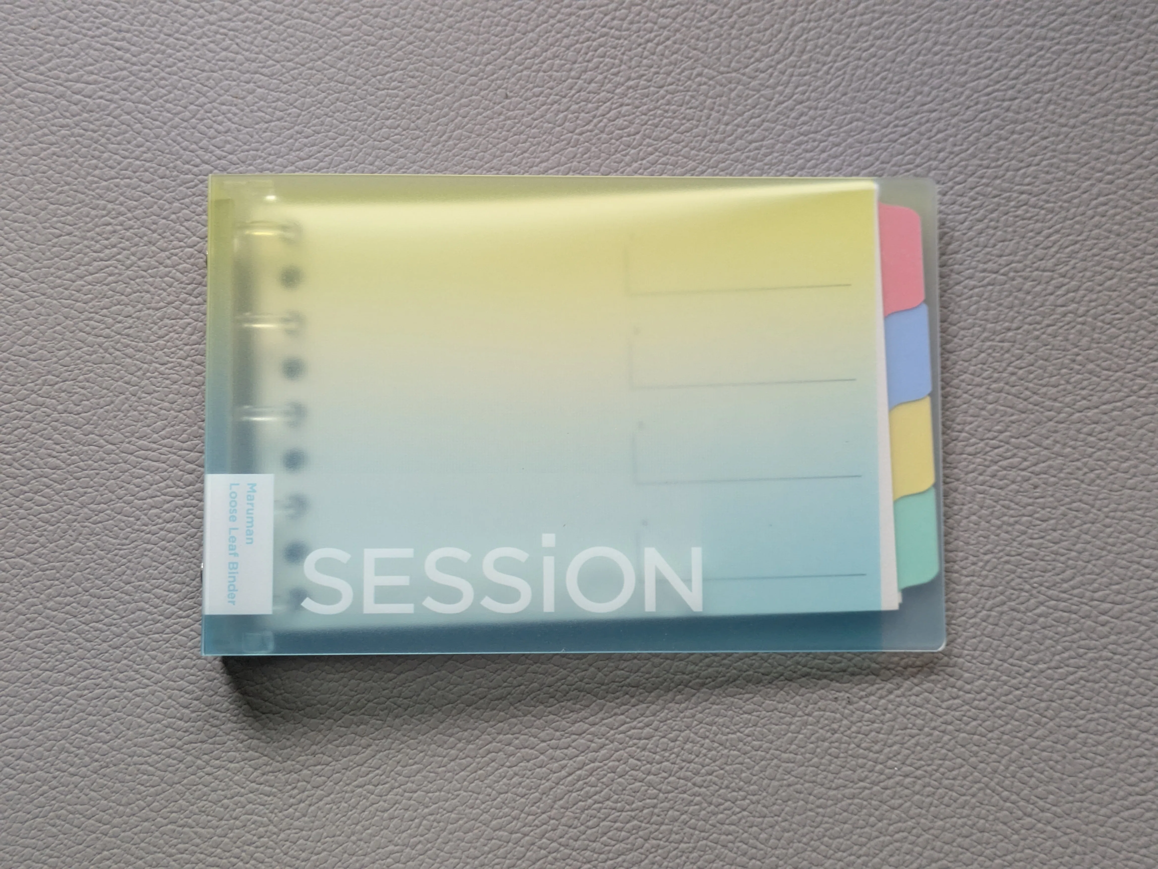 美品です✨️　Maruman SESSION ルーズリーフバインダー 勉強アイテム】maruman SESSiON MINIバインダー/ルーズリーフミニで
