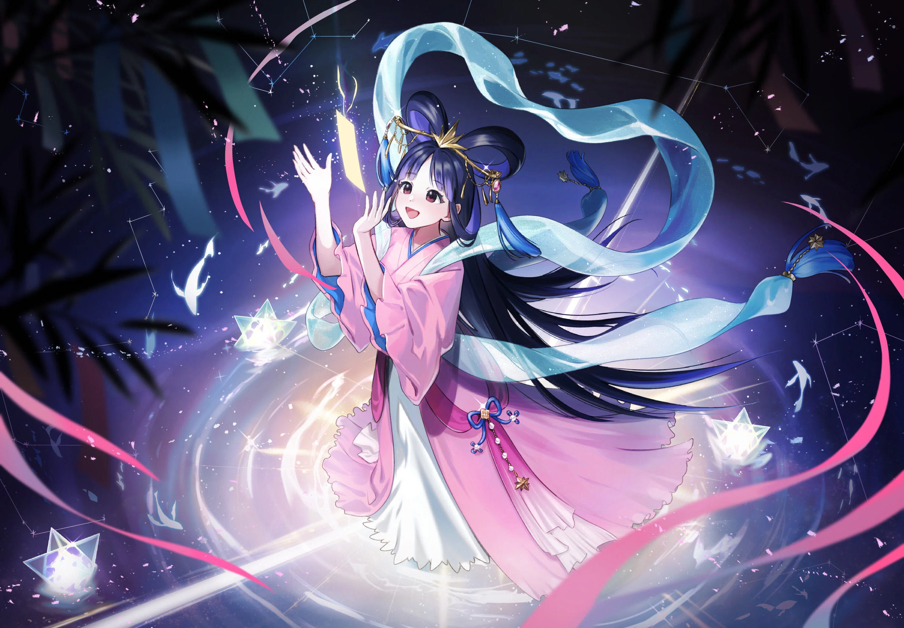 七夕イラストのメイキング｜ヤマギシチヒロ