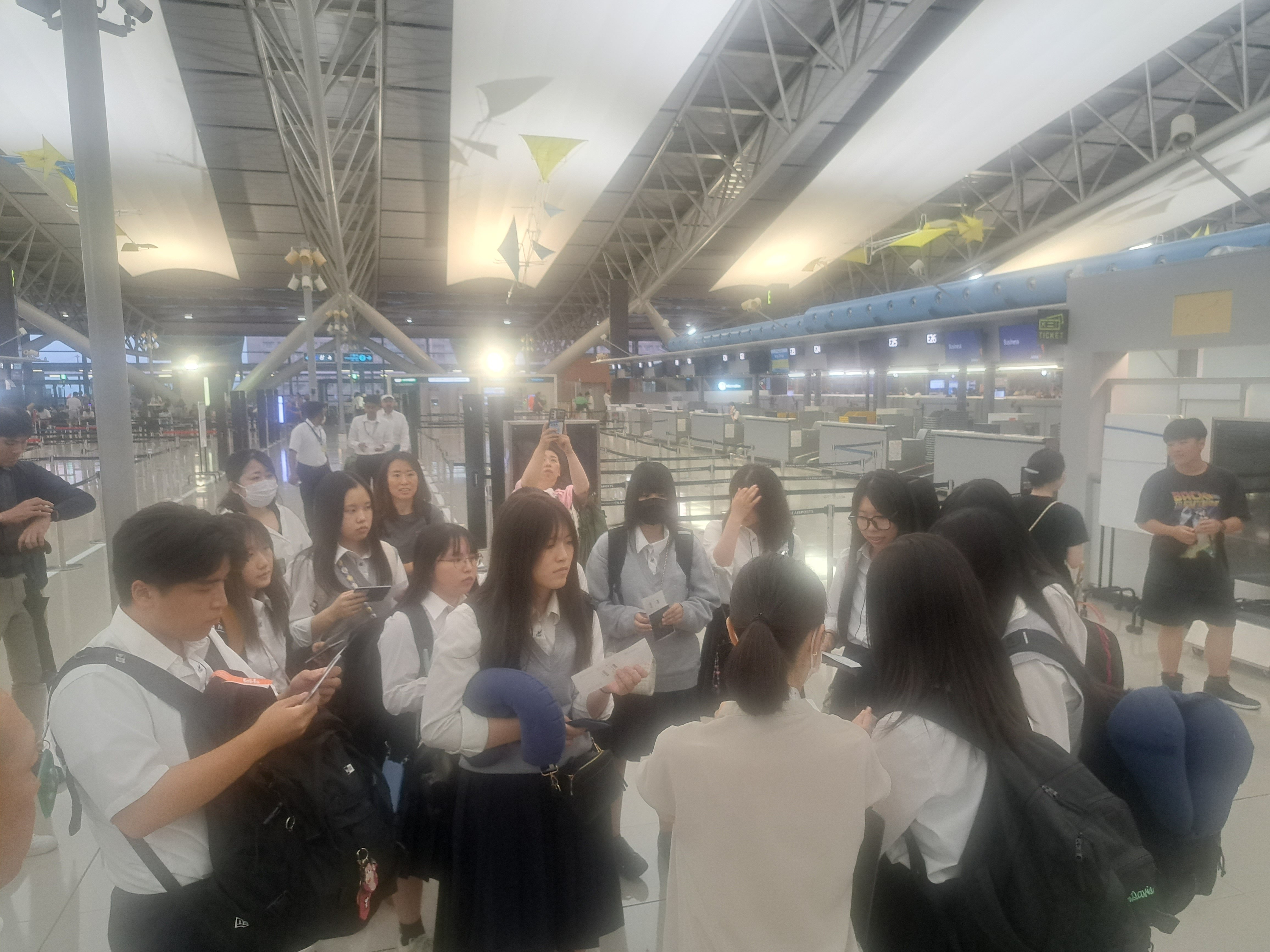 オーストラリア研修】出発｜大阪府立大阪ビジネスフロンティア高等学校