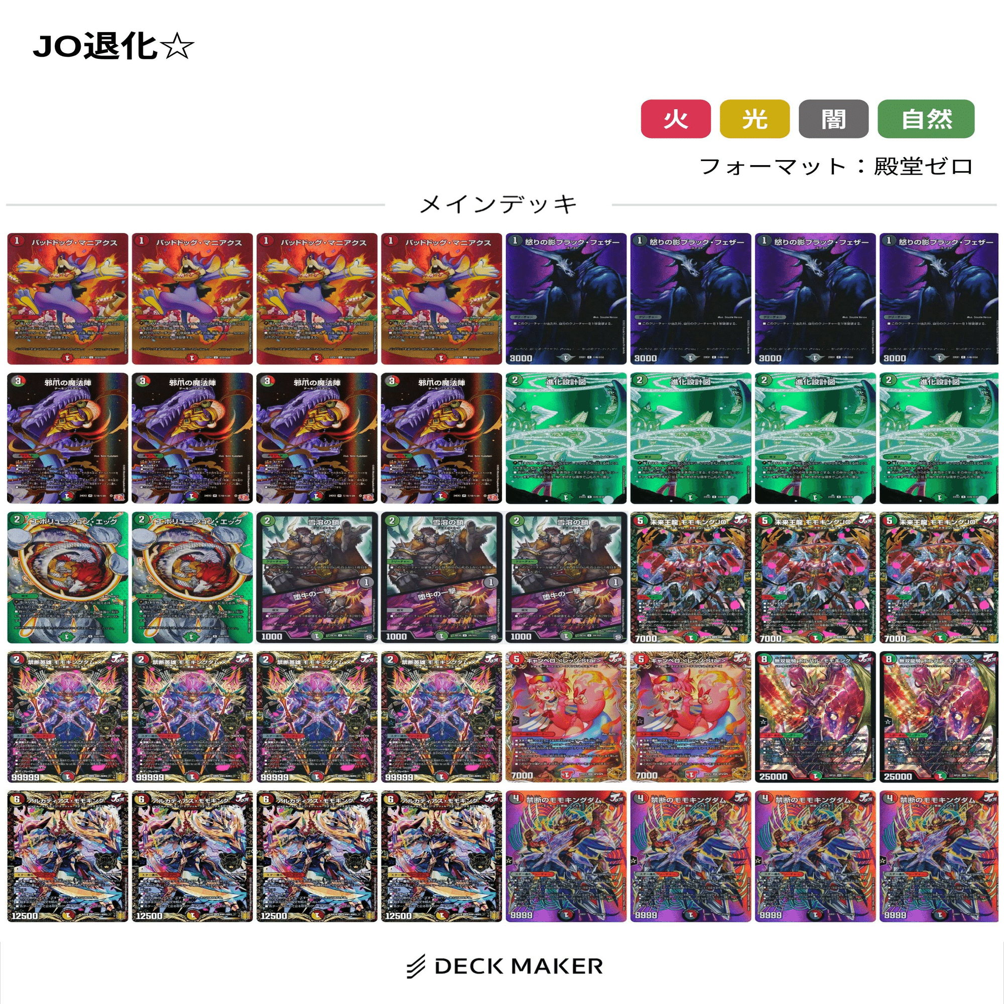 デッキ解説 JO退化｜youmu